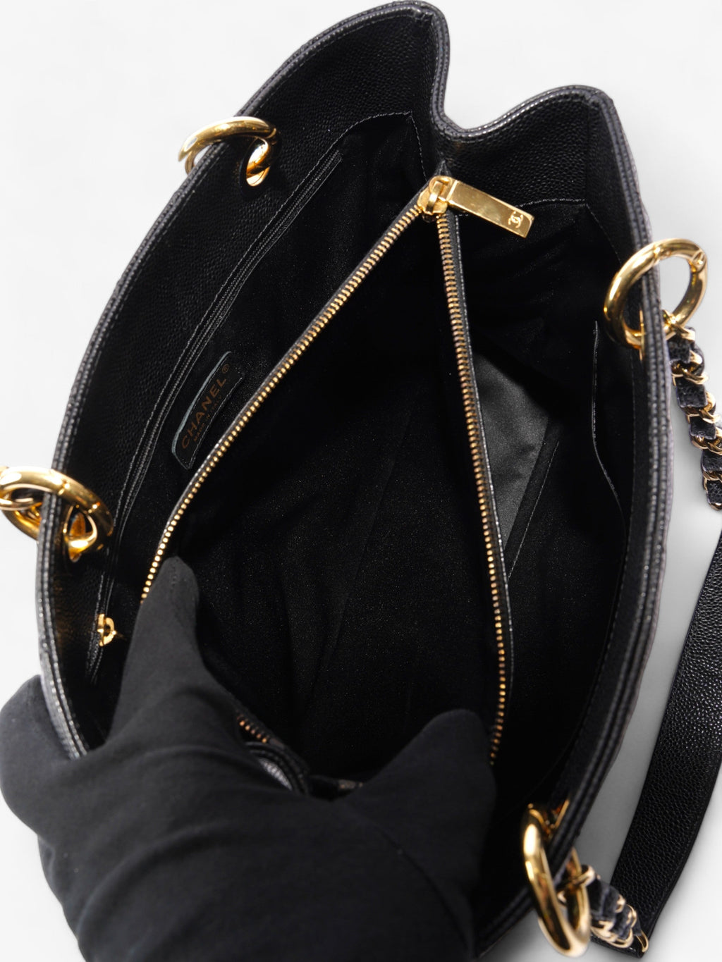 Chanel Grand shopper Black Caviar Leather