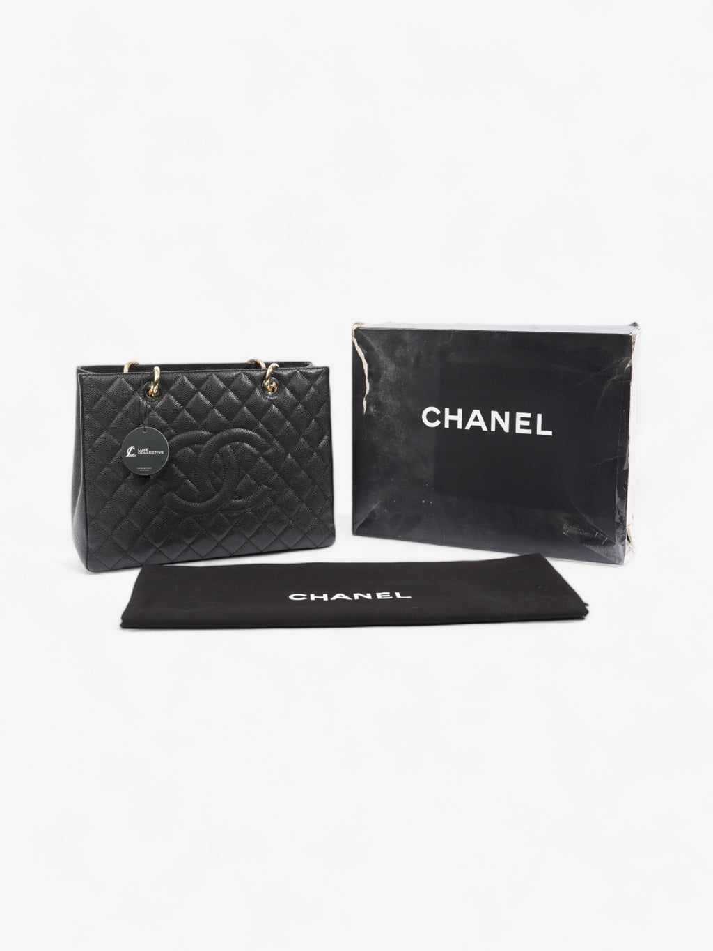 Chanel Grand shopper Black Caviar Leather