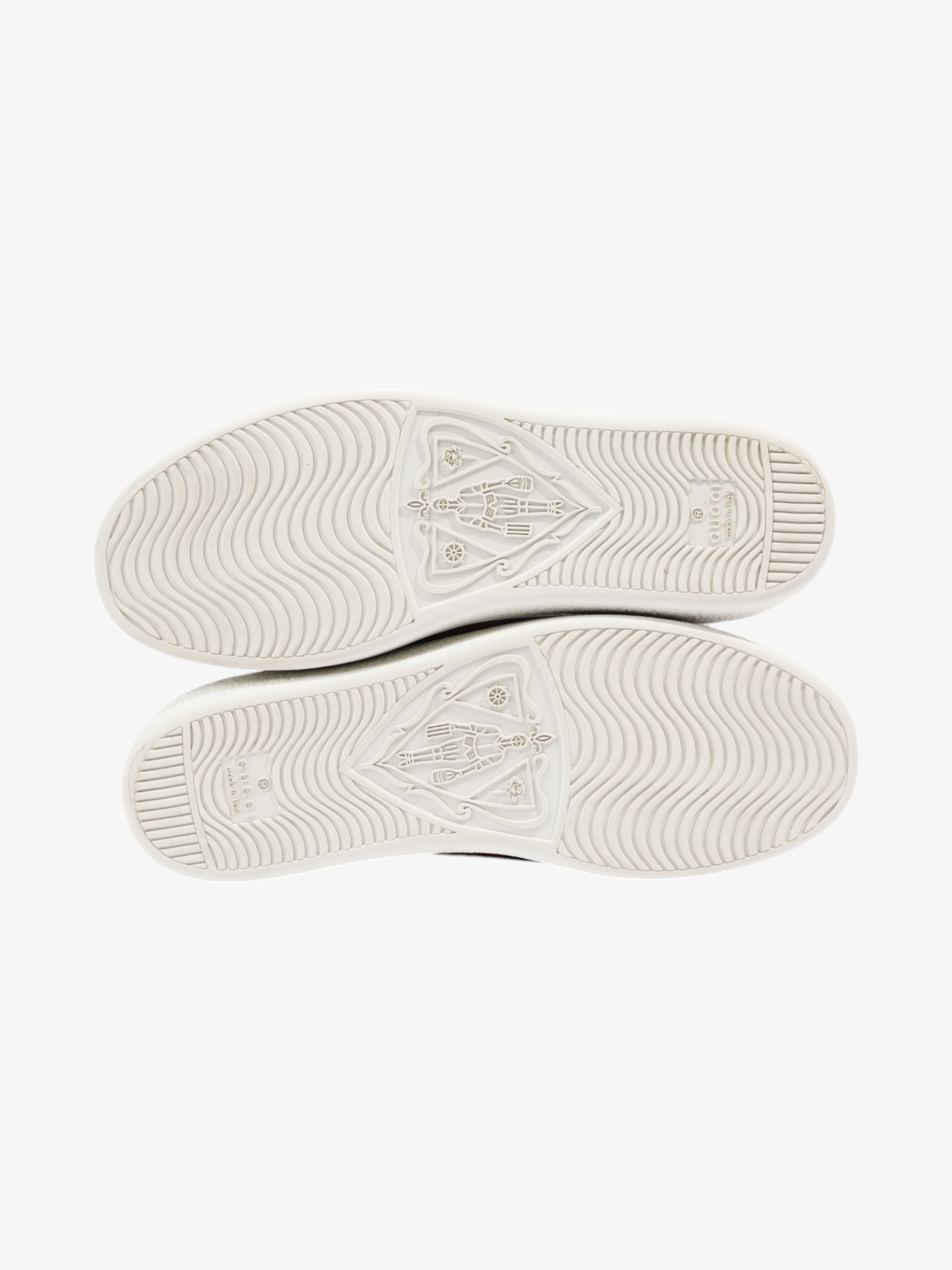 Gucci GG Supreme Ace Beige  / Navy / Red Canvas EU 38 UK 5