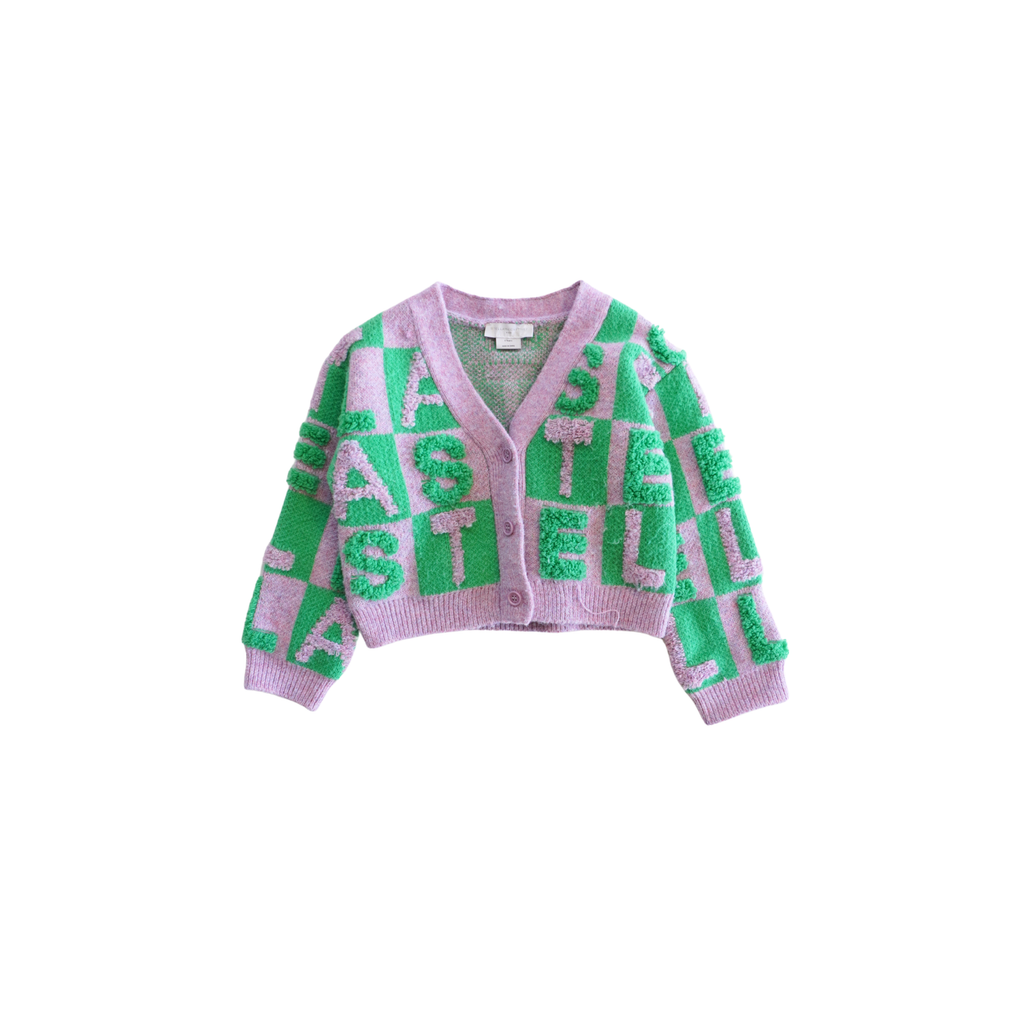 Stella McCarney Checkered igan - Kids' 4