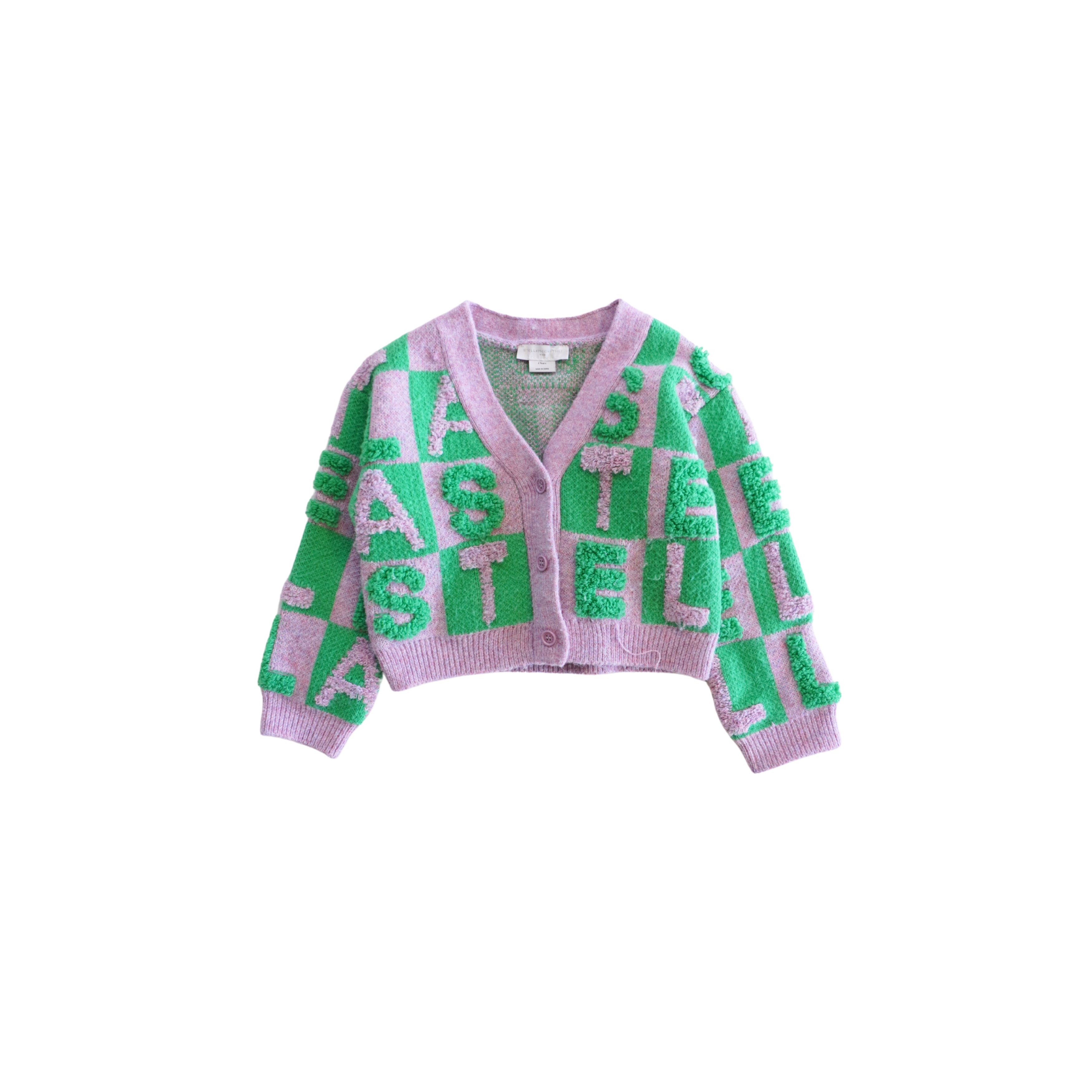 Stella McCarney Checkered igan - Kids' 4