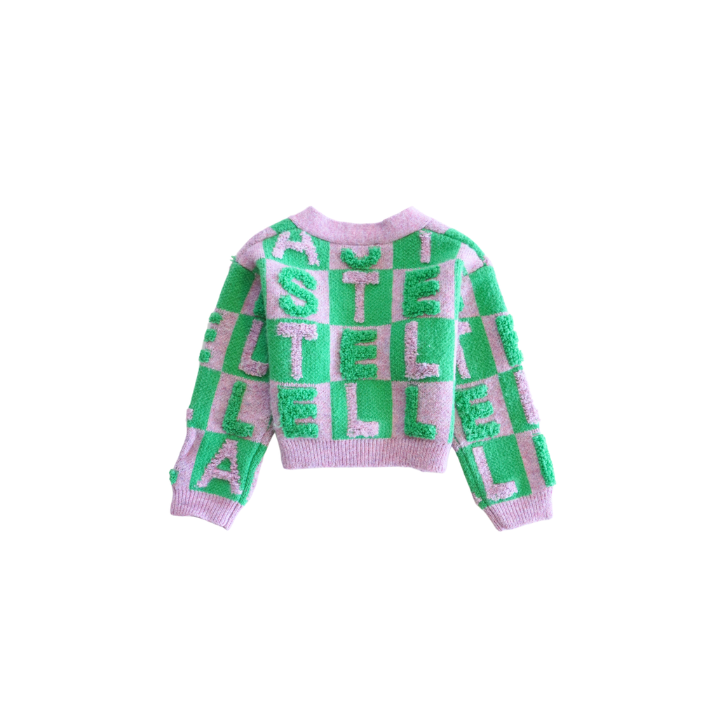 Stella McCarney Checkered igan - Kids' 4