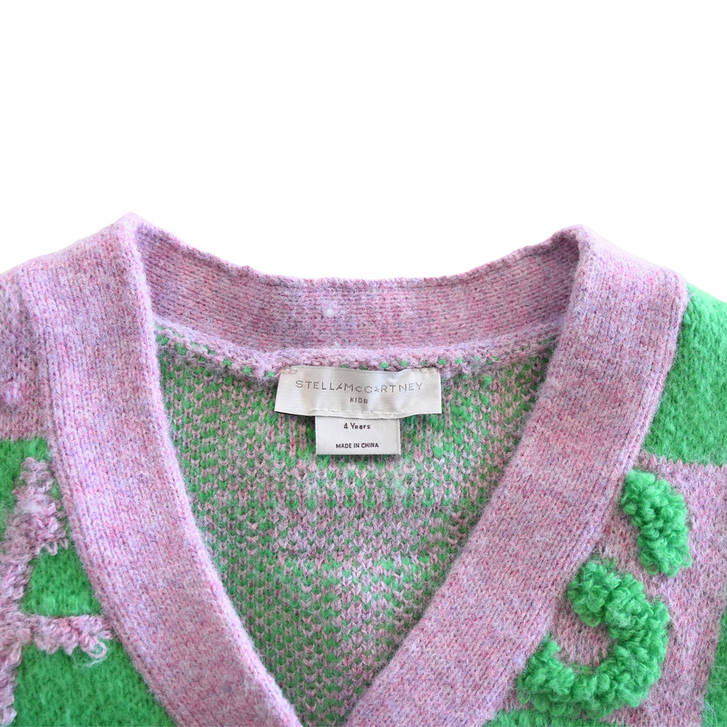 Stella McCarney Checkered igan - Kids' 4