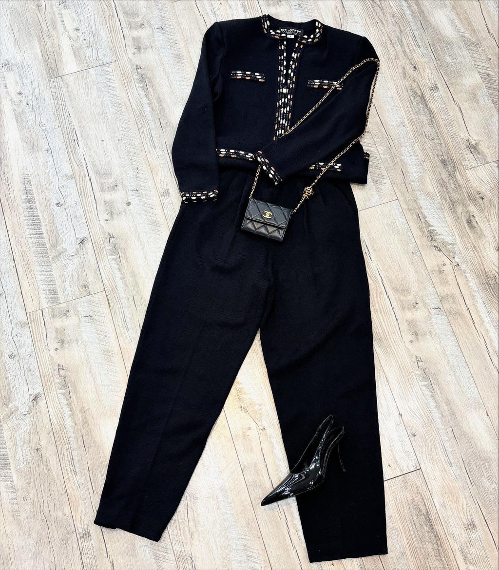 ST JOHN BASIC 2 PIECE TOP AND PANTS SET