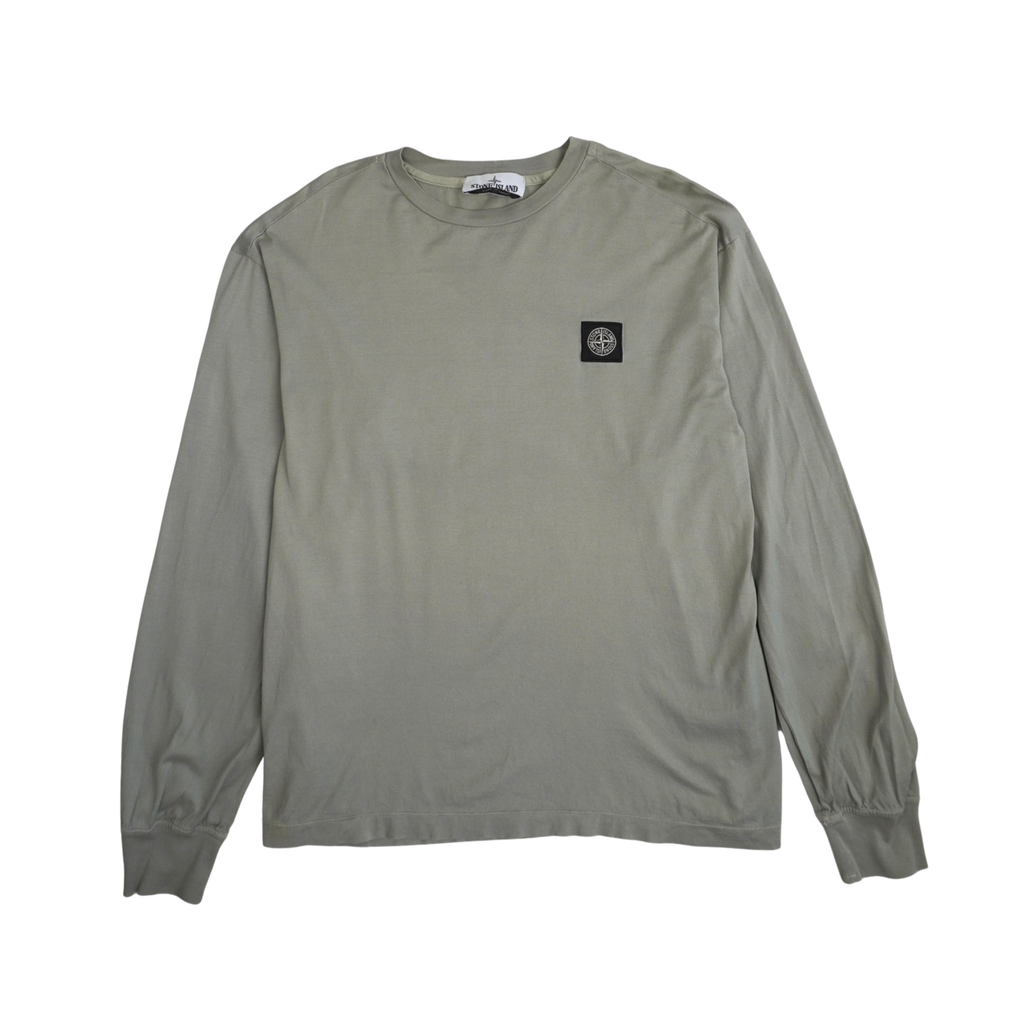 Stone Island Logo Long-Sleeve Top - Men's XL