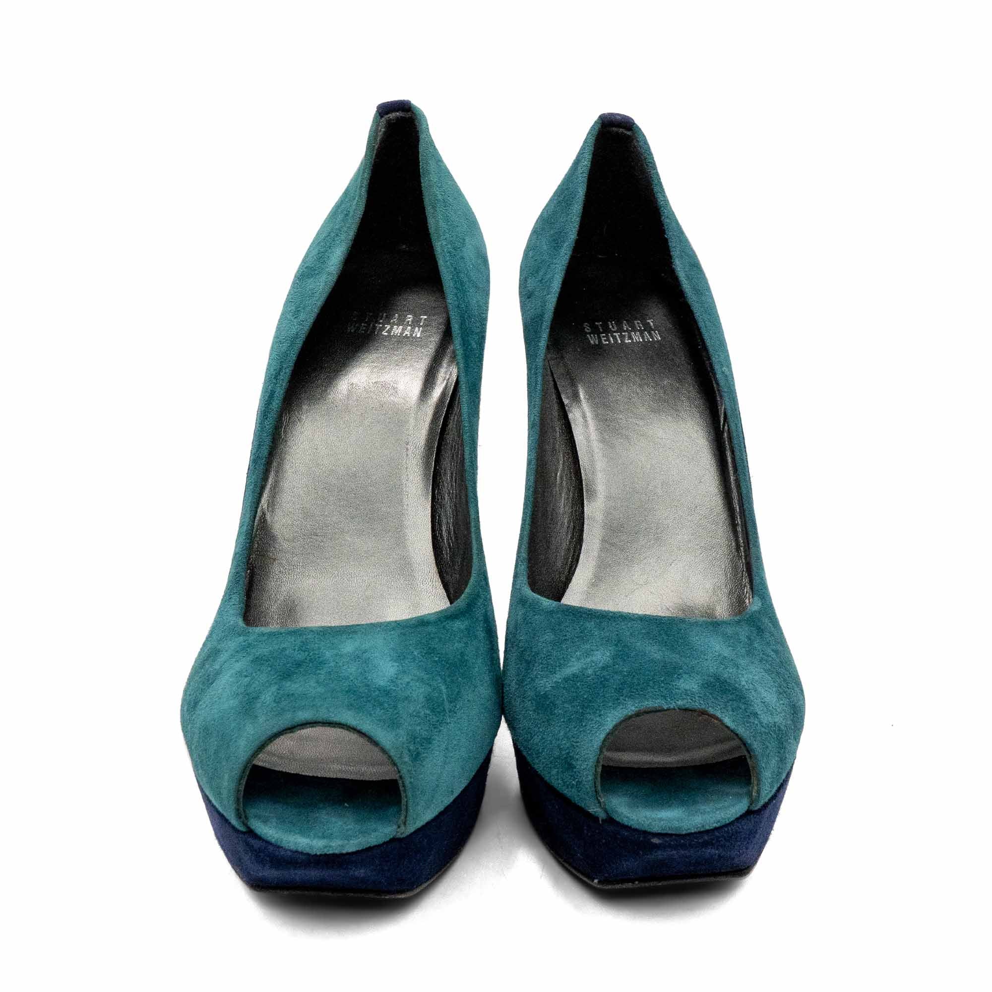 Stuart Weitzman Suede Platform Pumps - Women's 10
