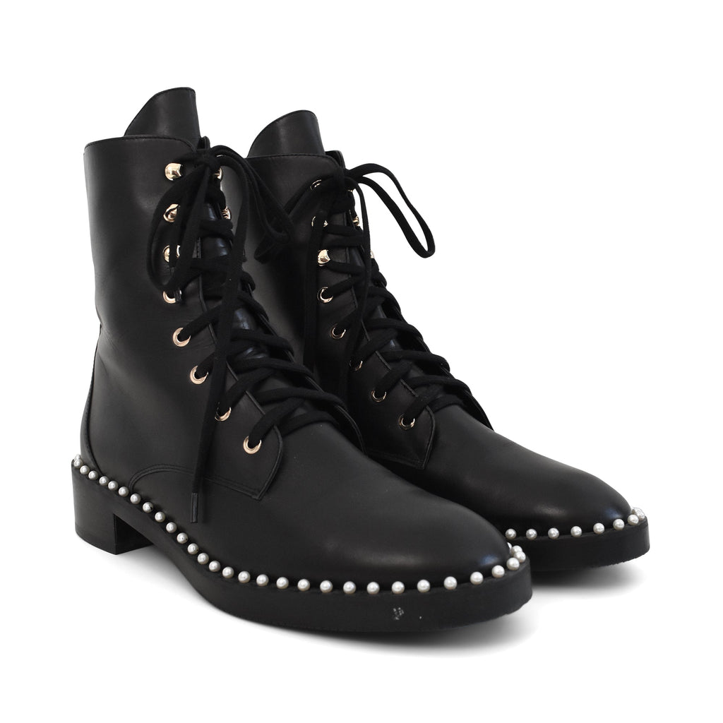 Stuart Weitzman 'Allie' Combat Boots - Women's 38