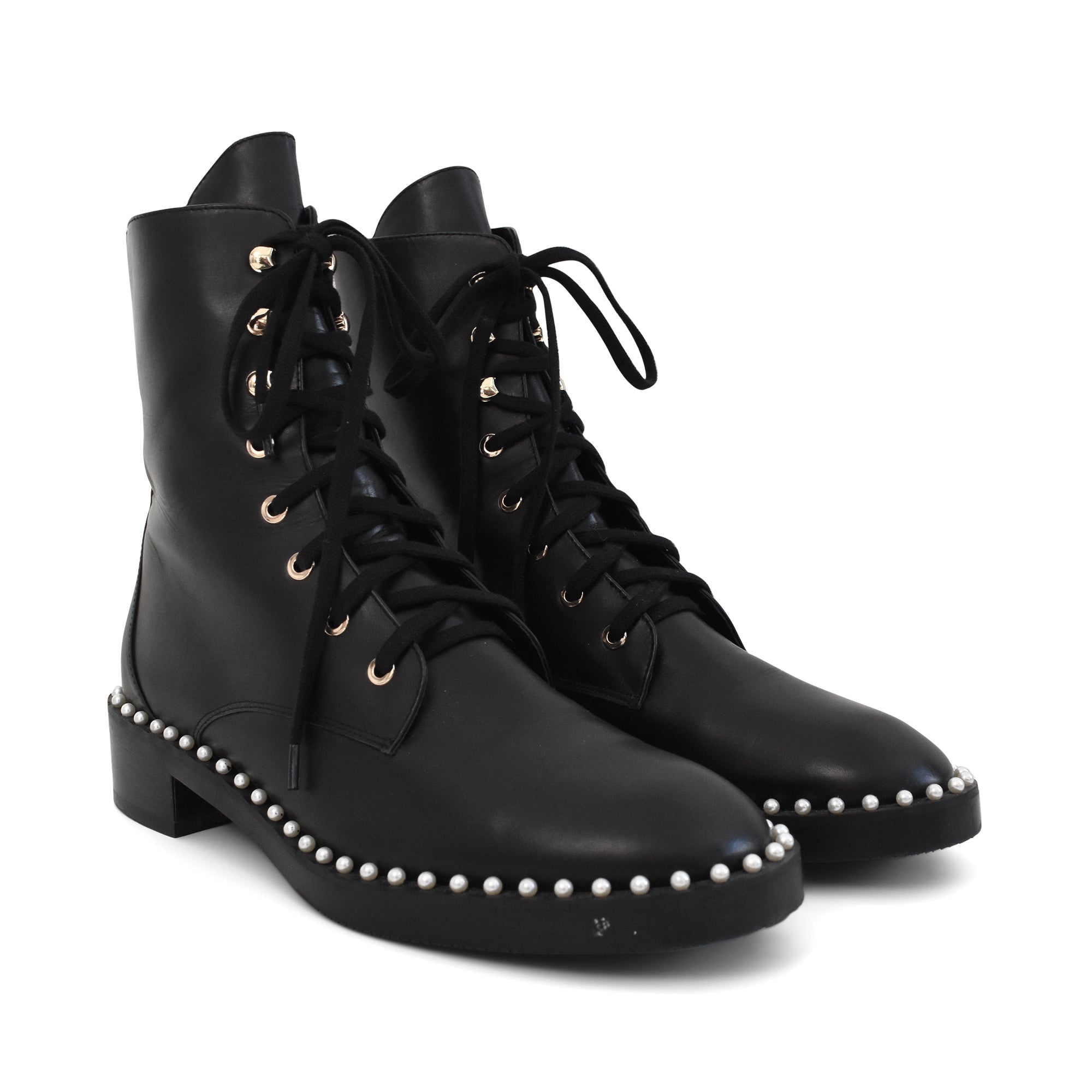 Stuart Weitzman 'Allie' Combat Boots - Women's 38