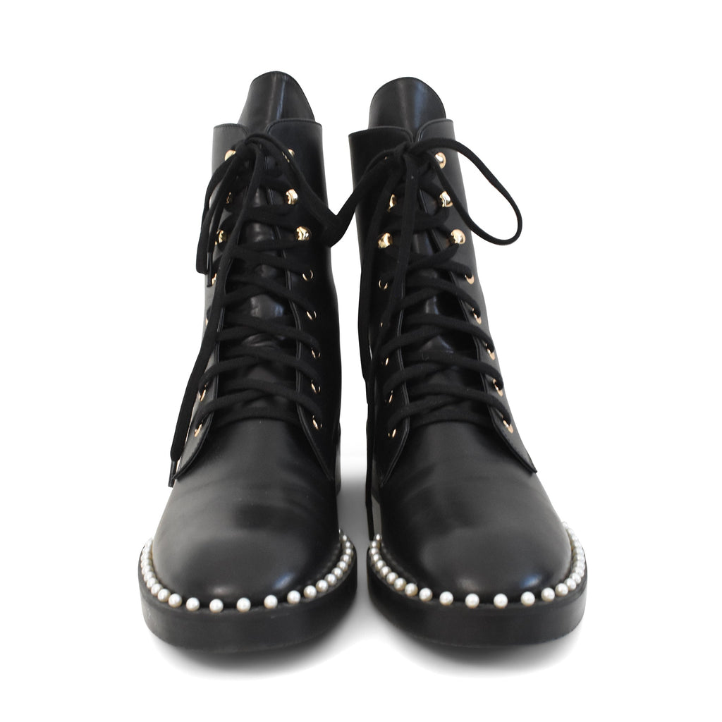 Stuart Weitzman 'Allie' Combat Boots - Women's 38