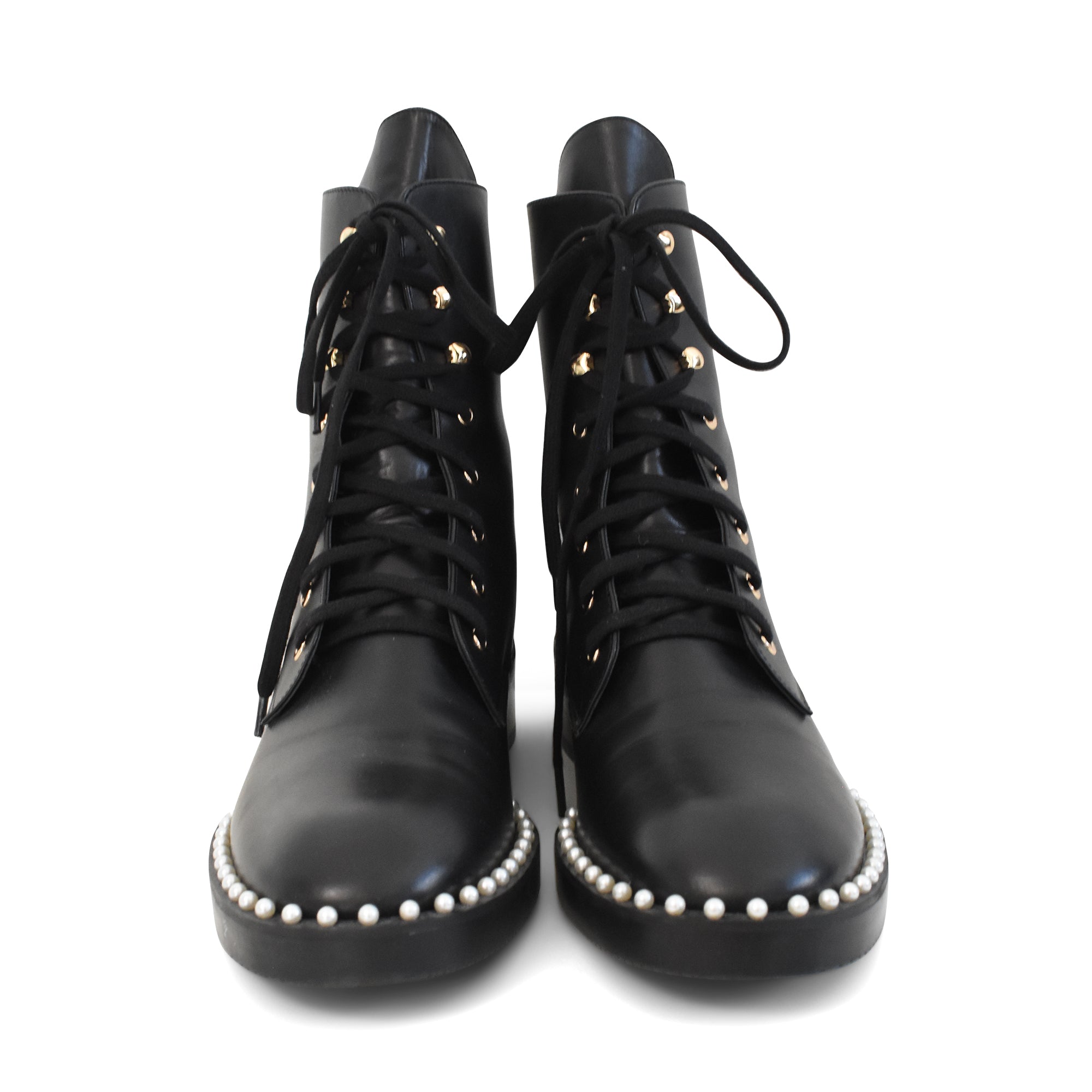 Stuart Weitzman 'Allie' Combat Boots - Women's 38