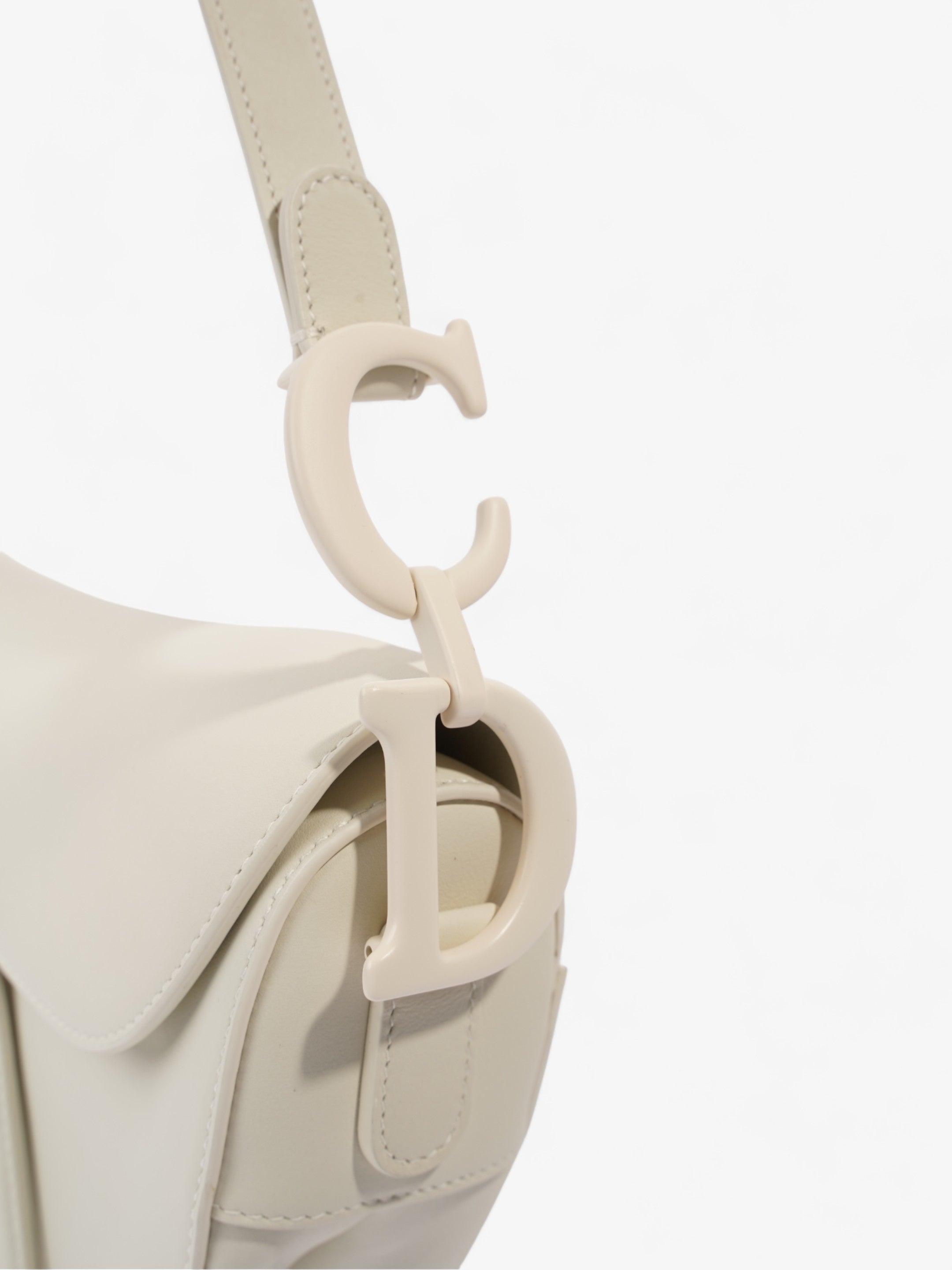 Christian Dior Saddle Cream Leather