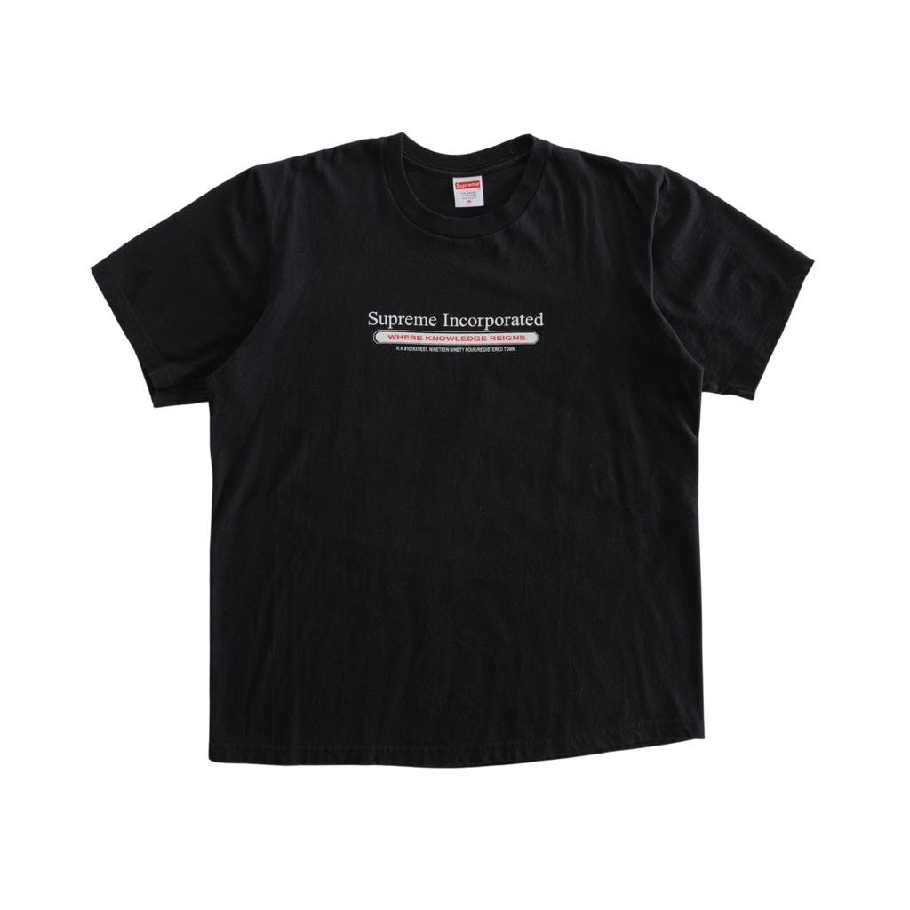 Supreme 'Where Knowledge Reigns' T-Shirt - Men's M