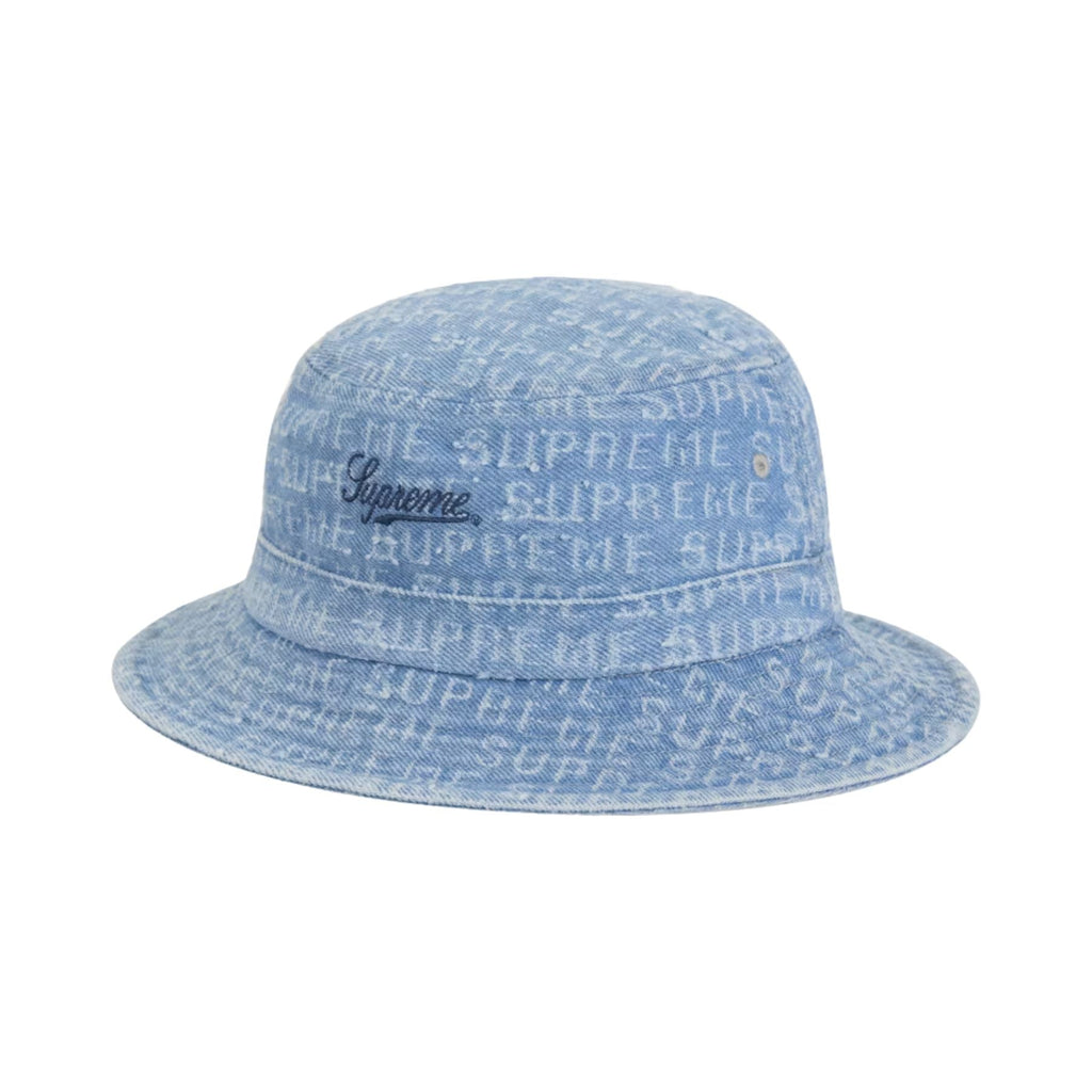 Supreme 'Needle Punch Denim Crusher' Bucket Hat - S/M
