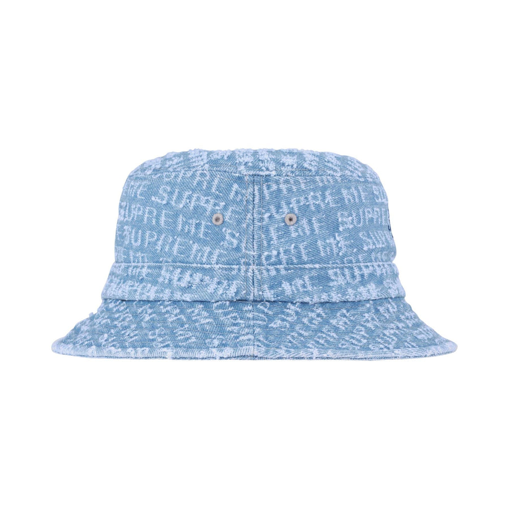 Supreme 'Needle Punch Denim Crusher' Bucket Hat - S/M