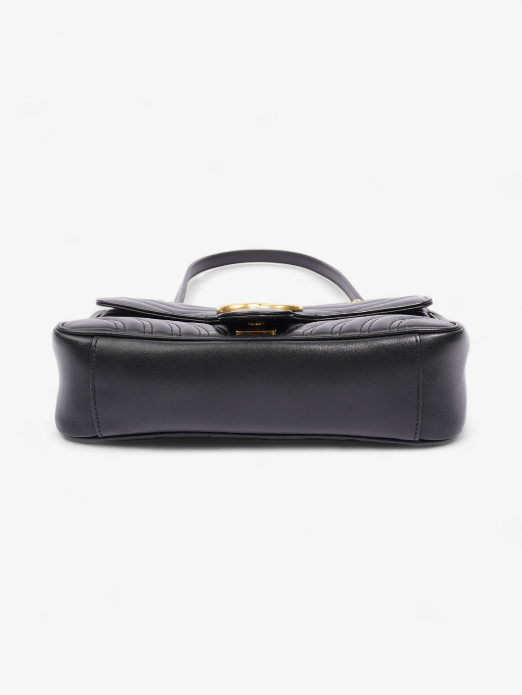 Gucci GG Marmont Flap Black Matelasse Leather Small