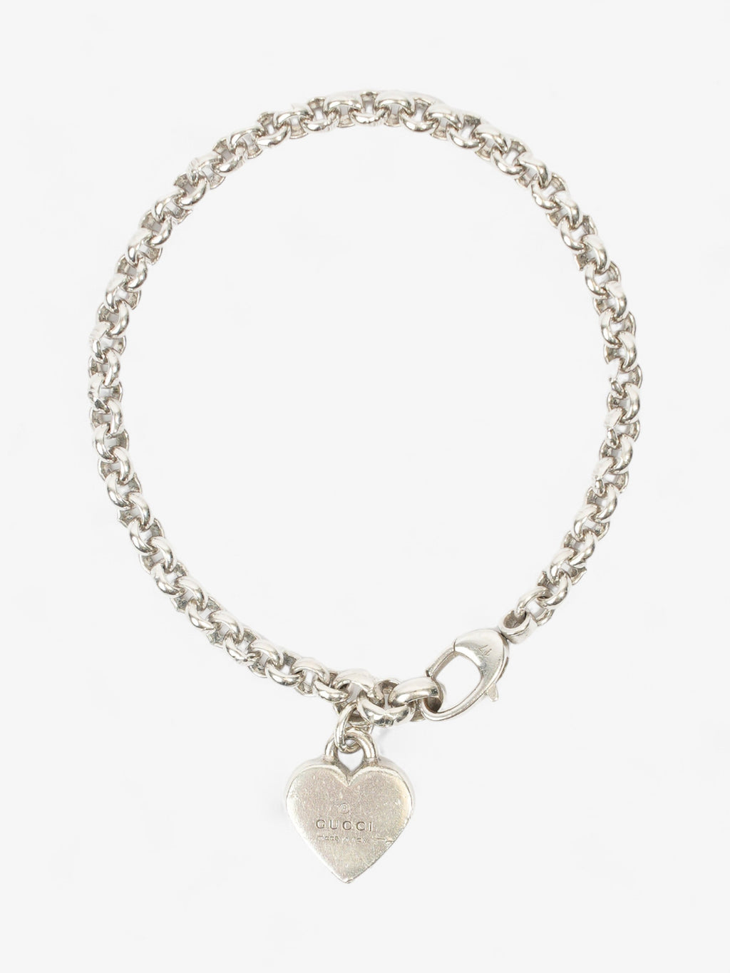 Gucci Trademark Bracelet Silver Silver Sterling