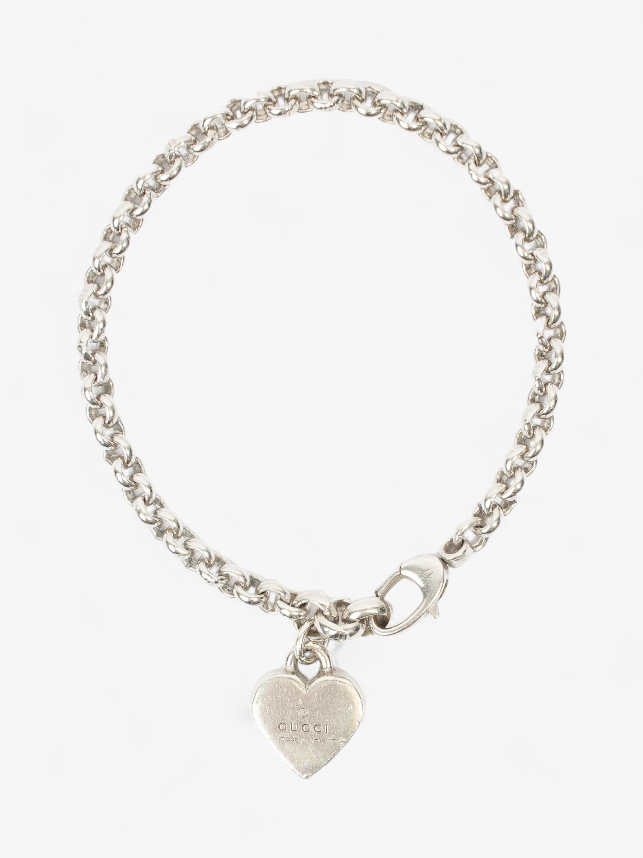 Gucci Trademark Bracelet Silver Silver Sterling