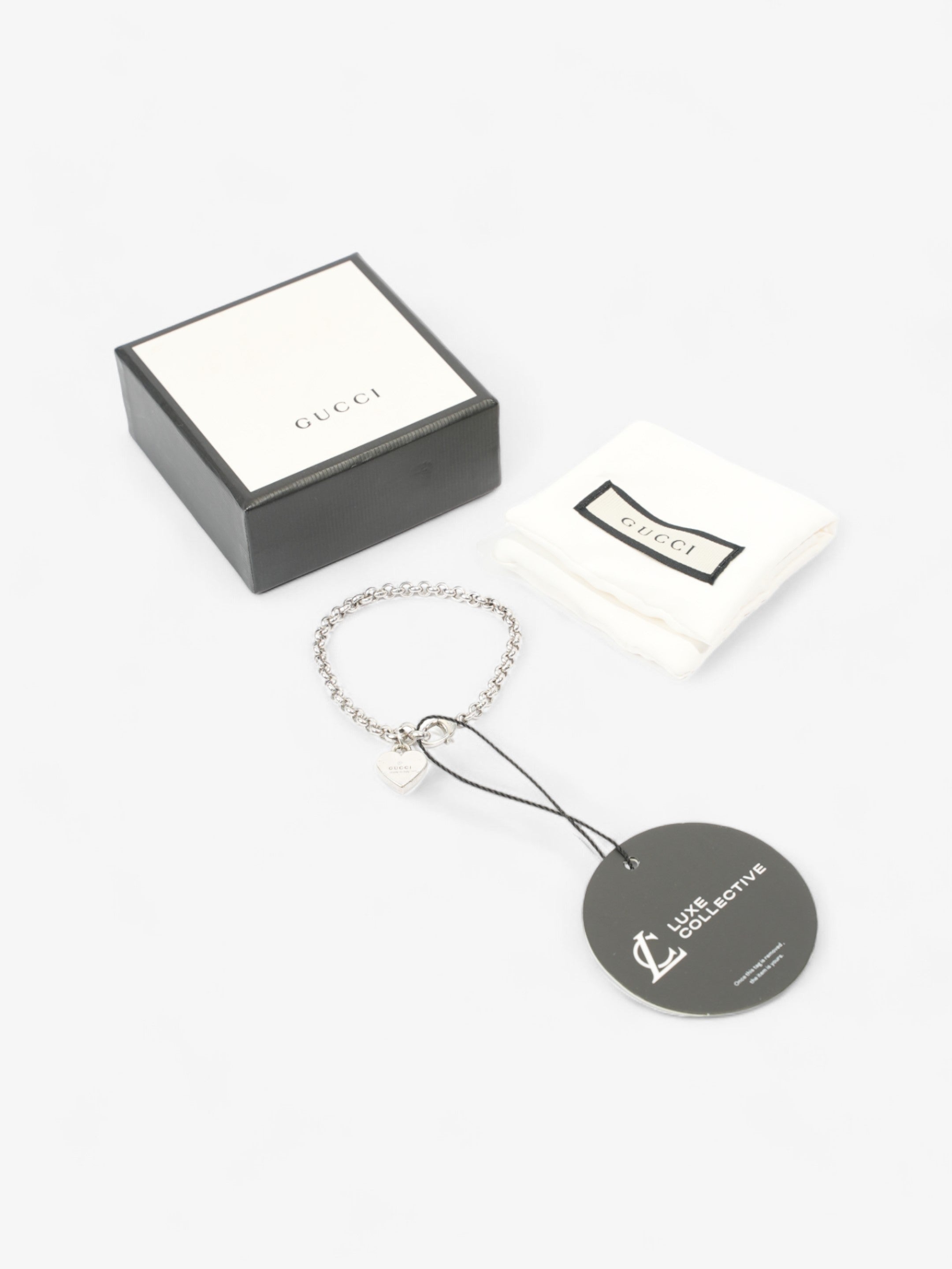 Gucci Trademark Bracelet Silver Silver Sterling