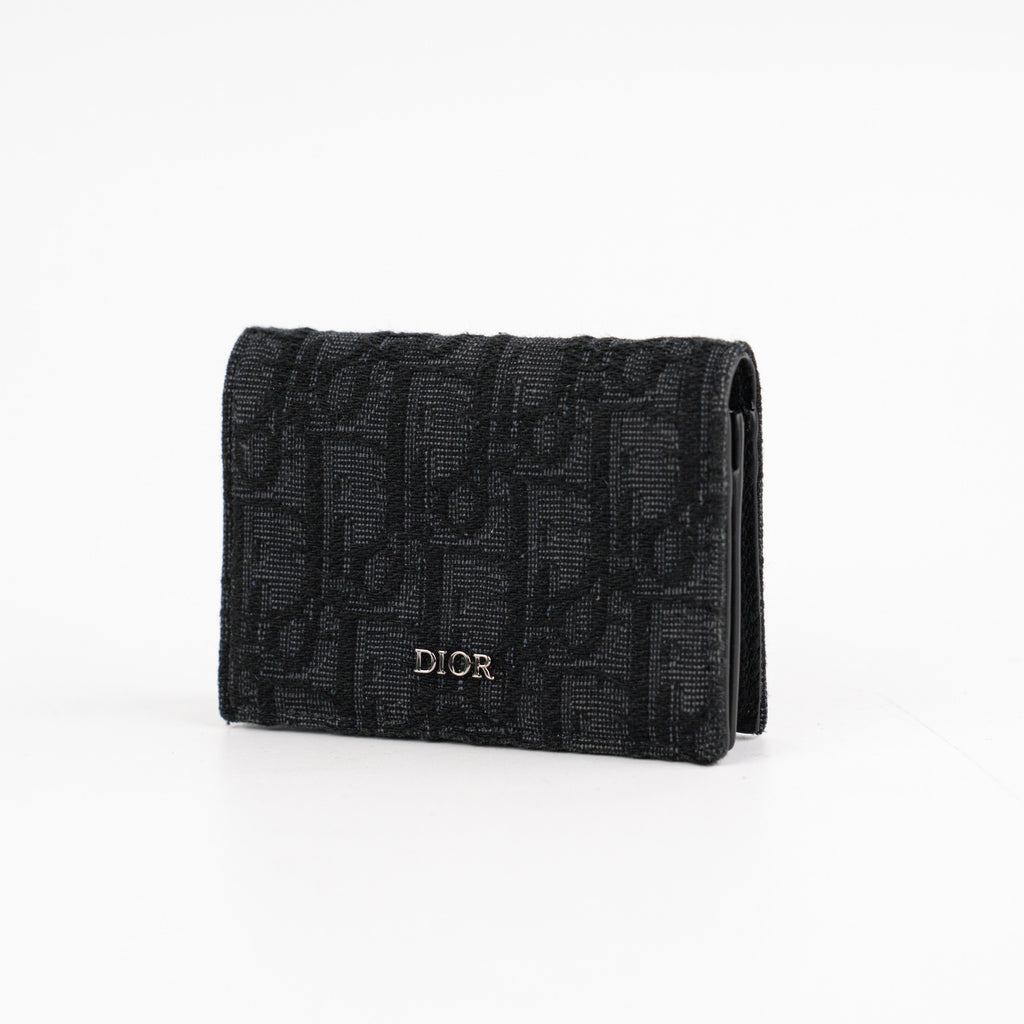 Dior Men SLG Business  Holder Oblique
