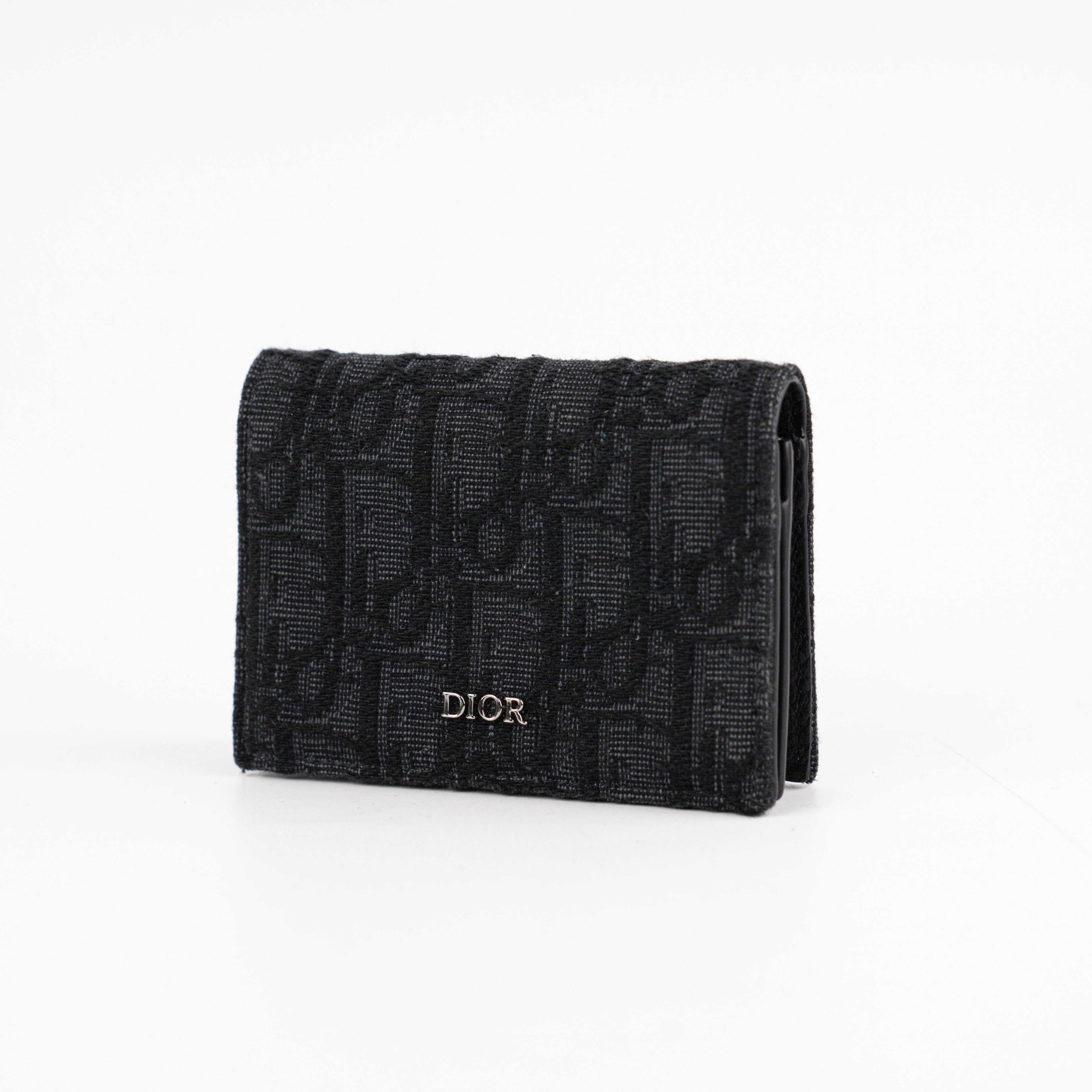 Dior Men SLG Business  Holder Oblique