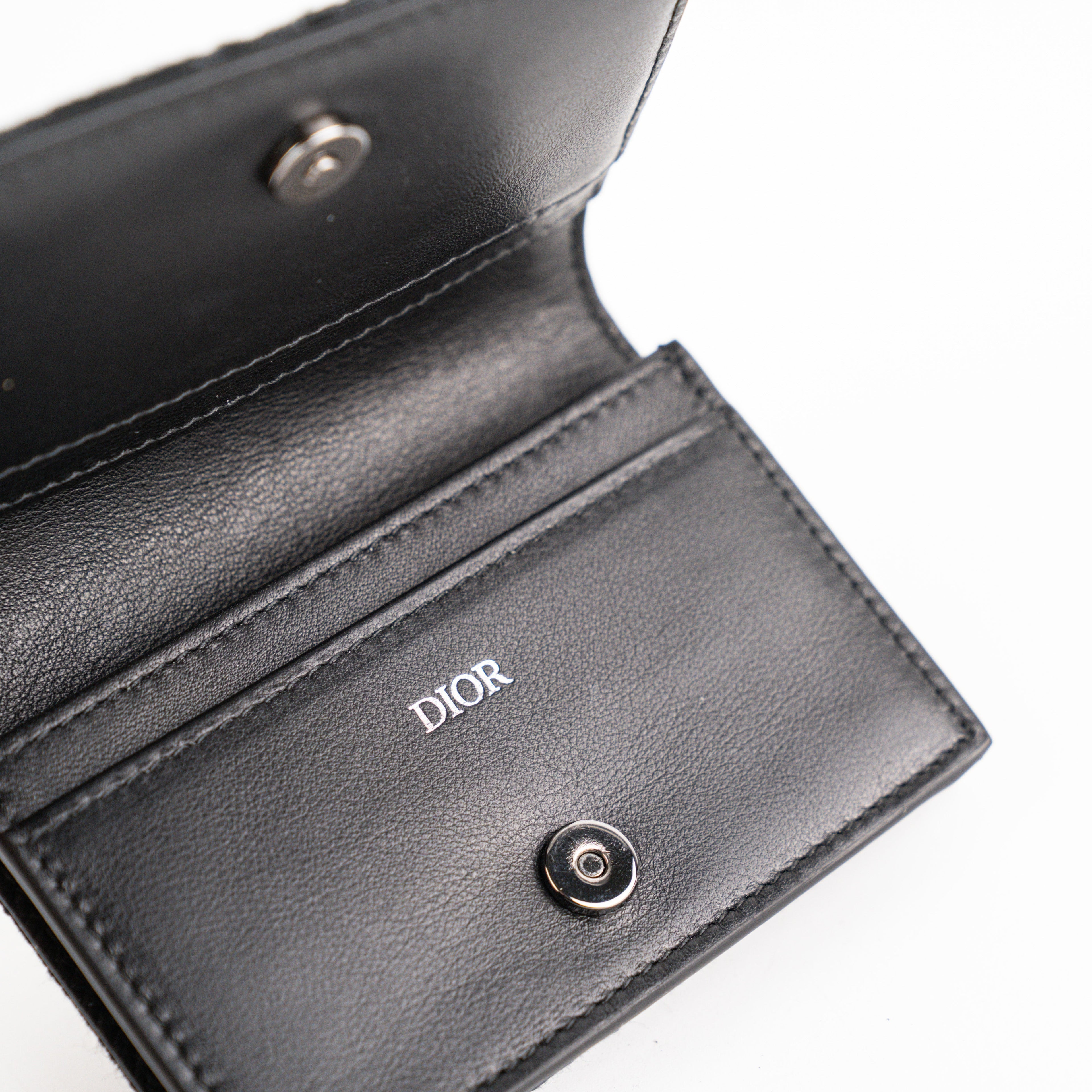 Dior Men SLG Business  Holder Oblique