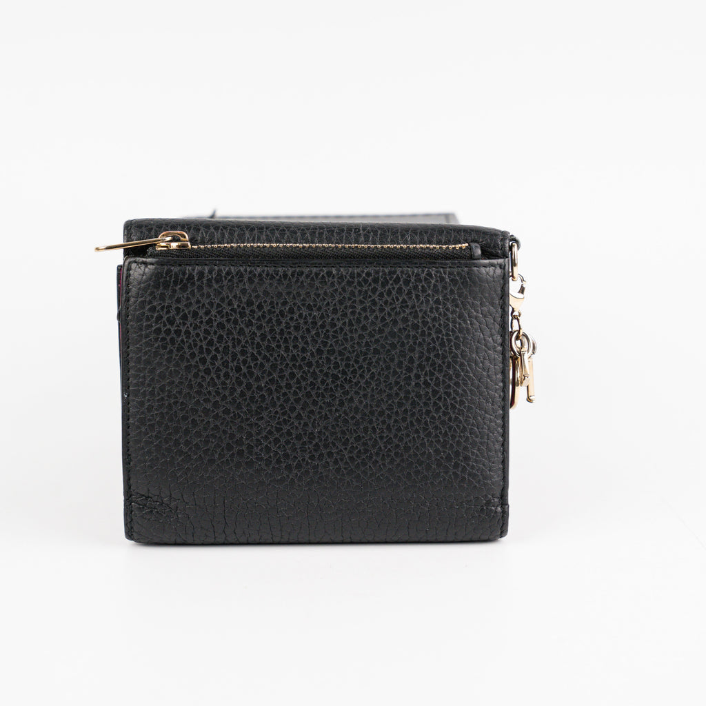 Dior Compact Wallet Black