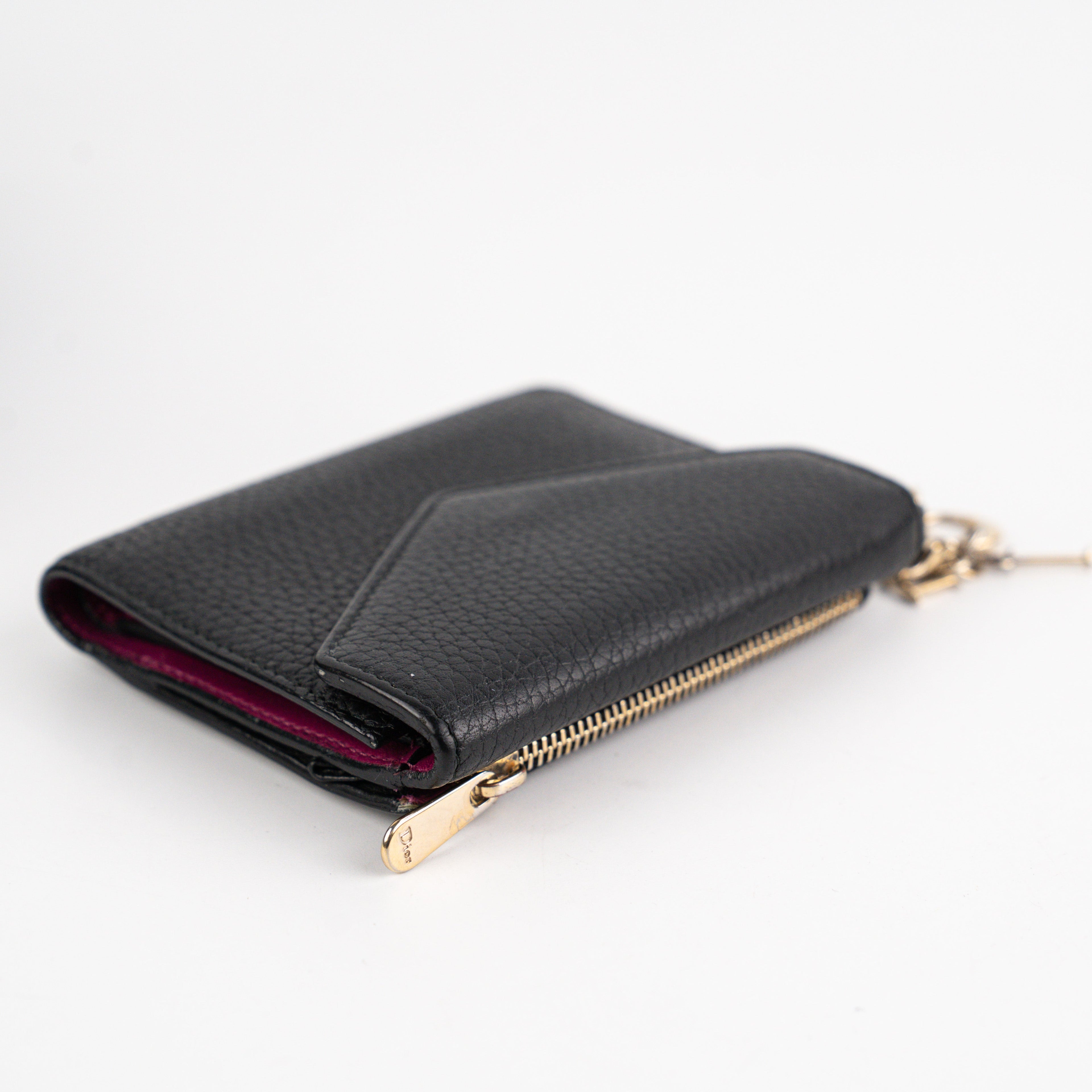 Dior Compact Wallet Black