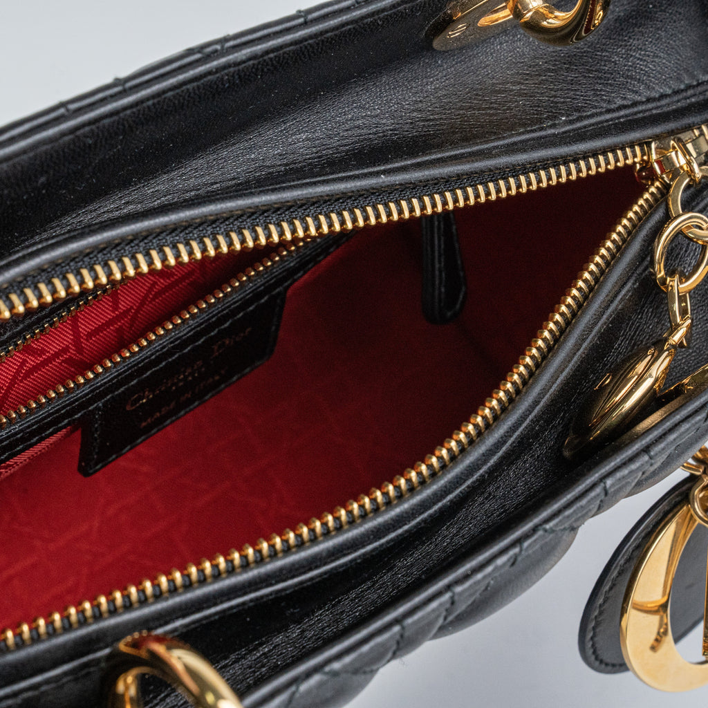 Dior Lady Dior Medium Black