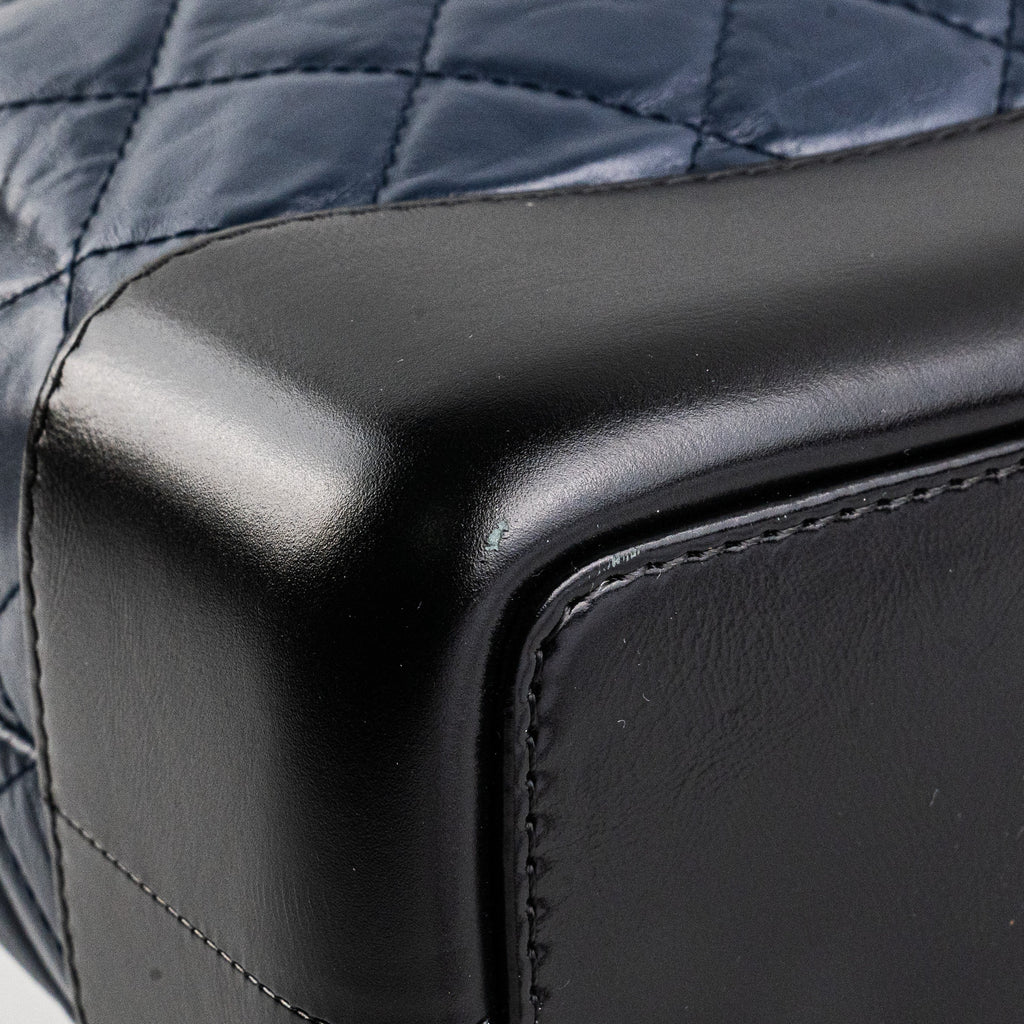 Chanel Gabrielle Small Calfskin Navy Backpack