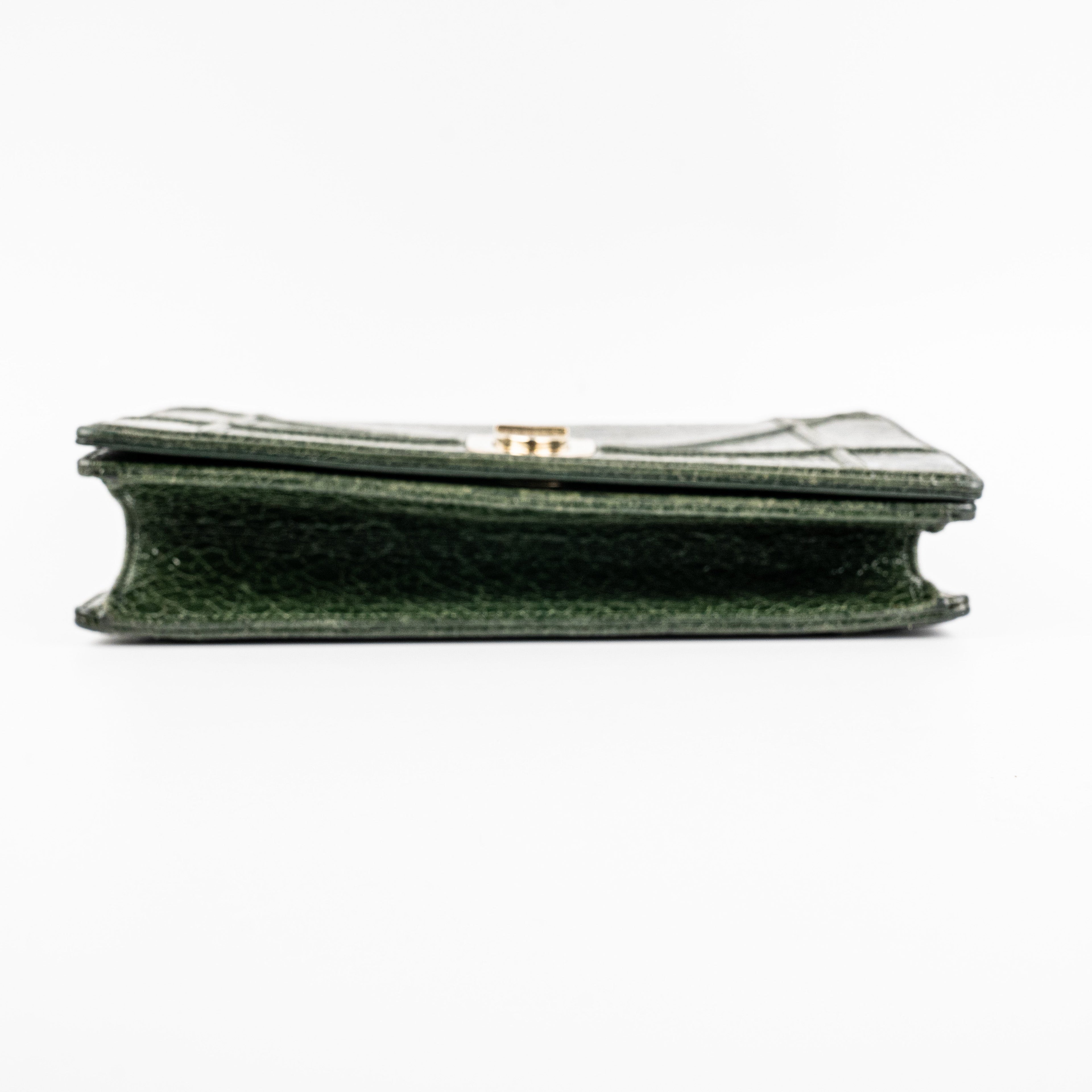 Christian Dior Medium Diorama Green Bag