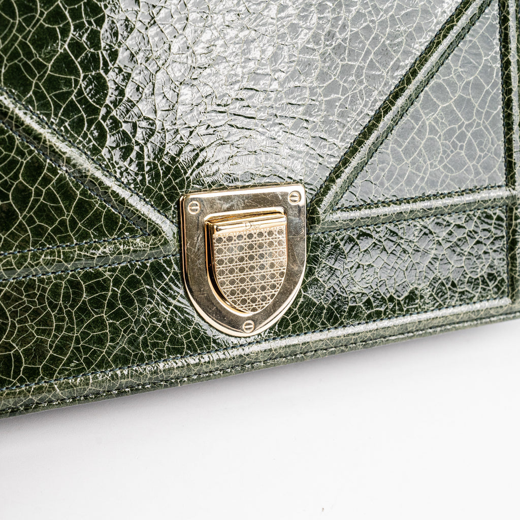 Christian Dior Medium Diorama Green Bag