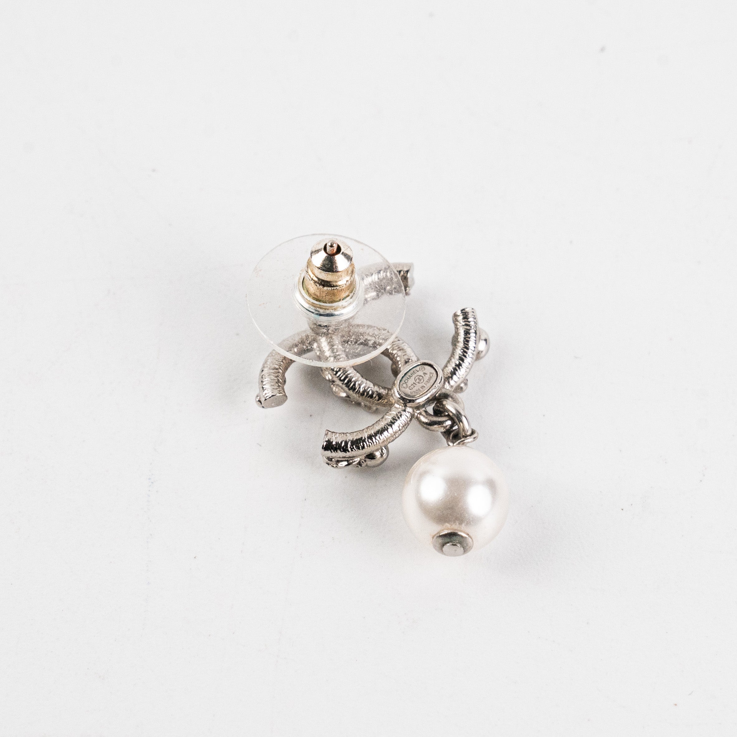 Chanel CC Logo Earrings