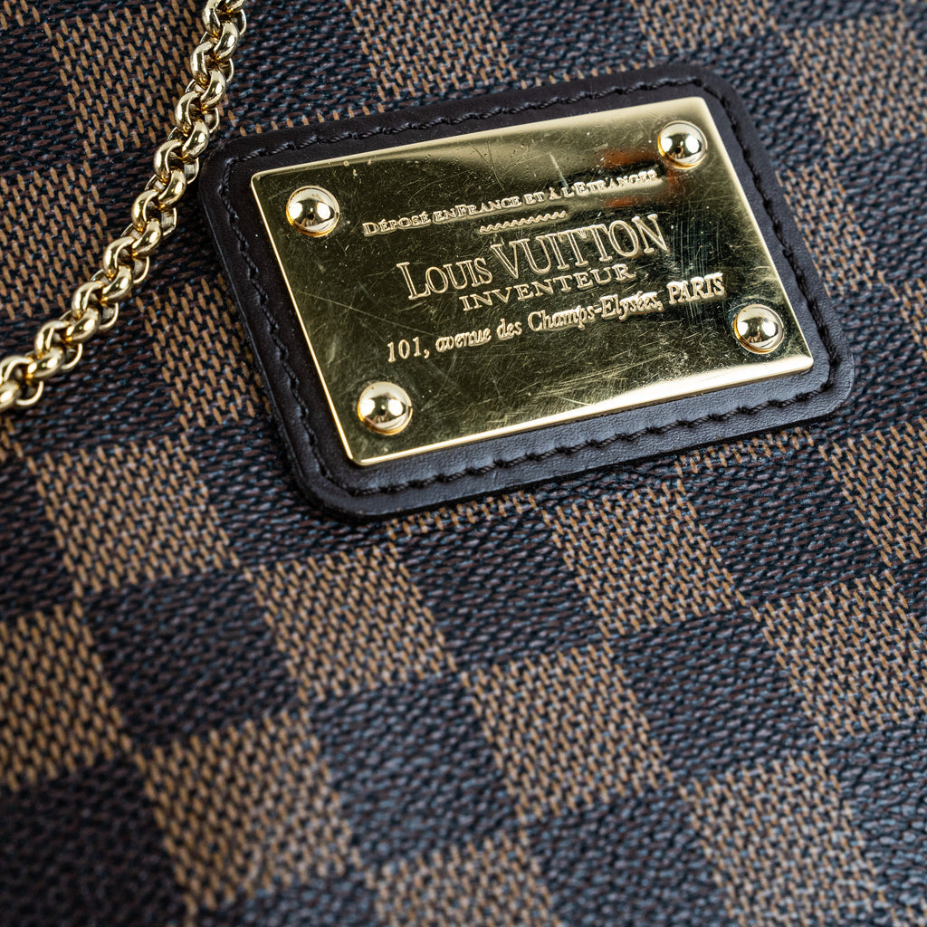 Louis Vuitton Eva Damier Ebene Clutch