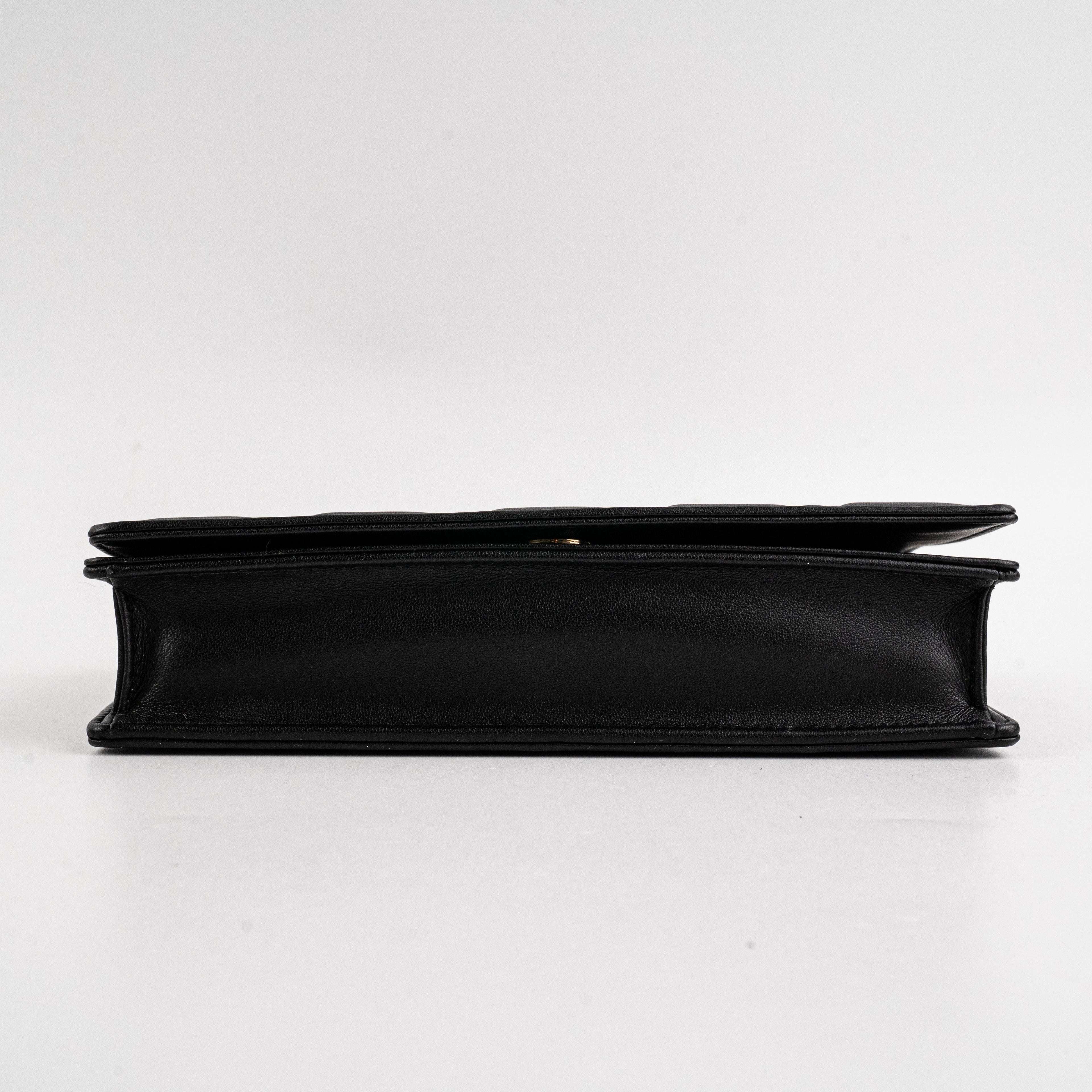 Christian Dior Lady Dior Pouch Black Crossbody Bag