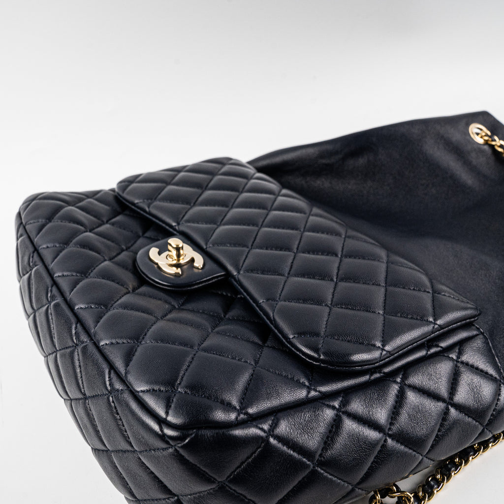 Chanel Seasonal Navy Lambskin Backpack