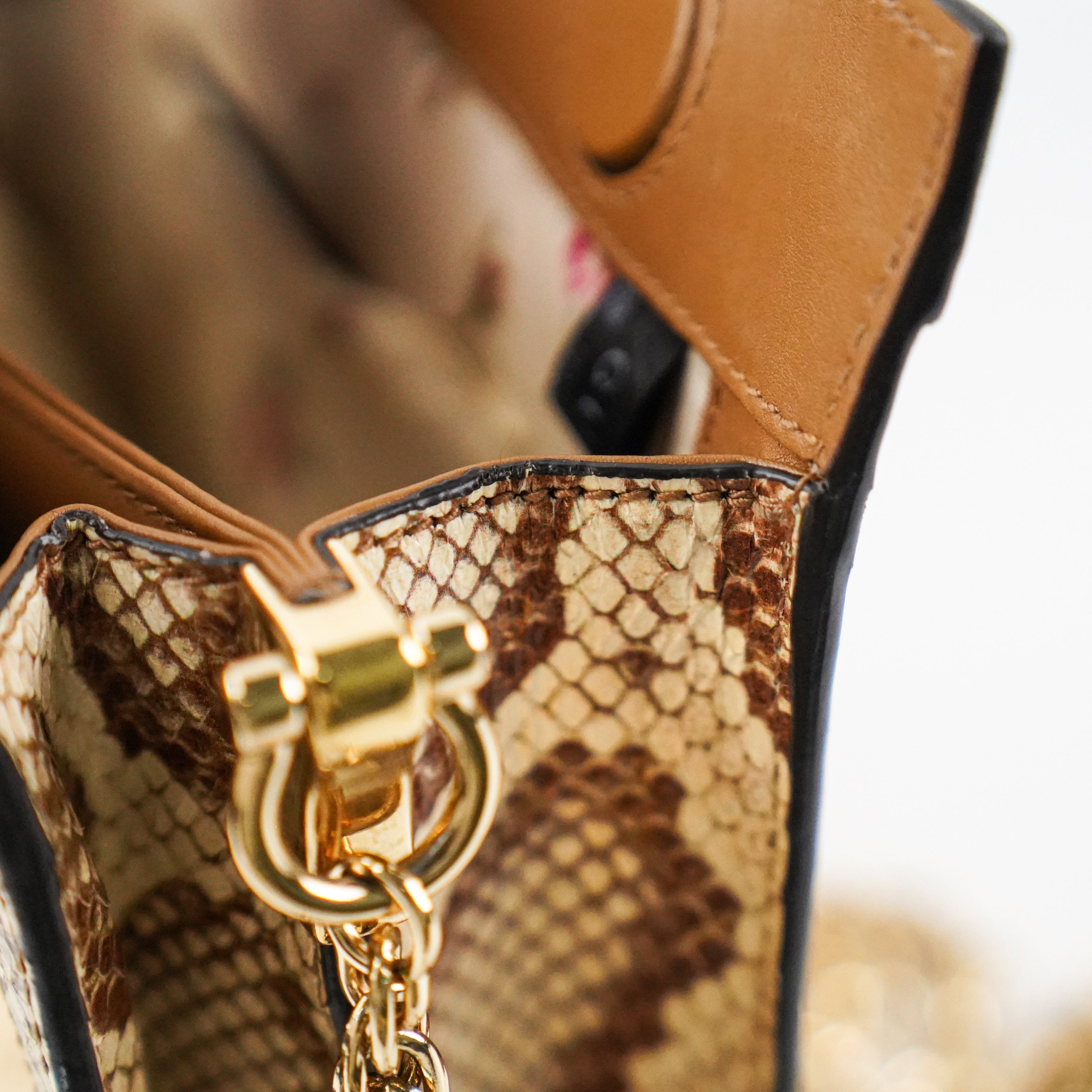 Gucci Ophidia Raffia Snakeskin Bag