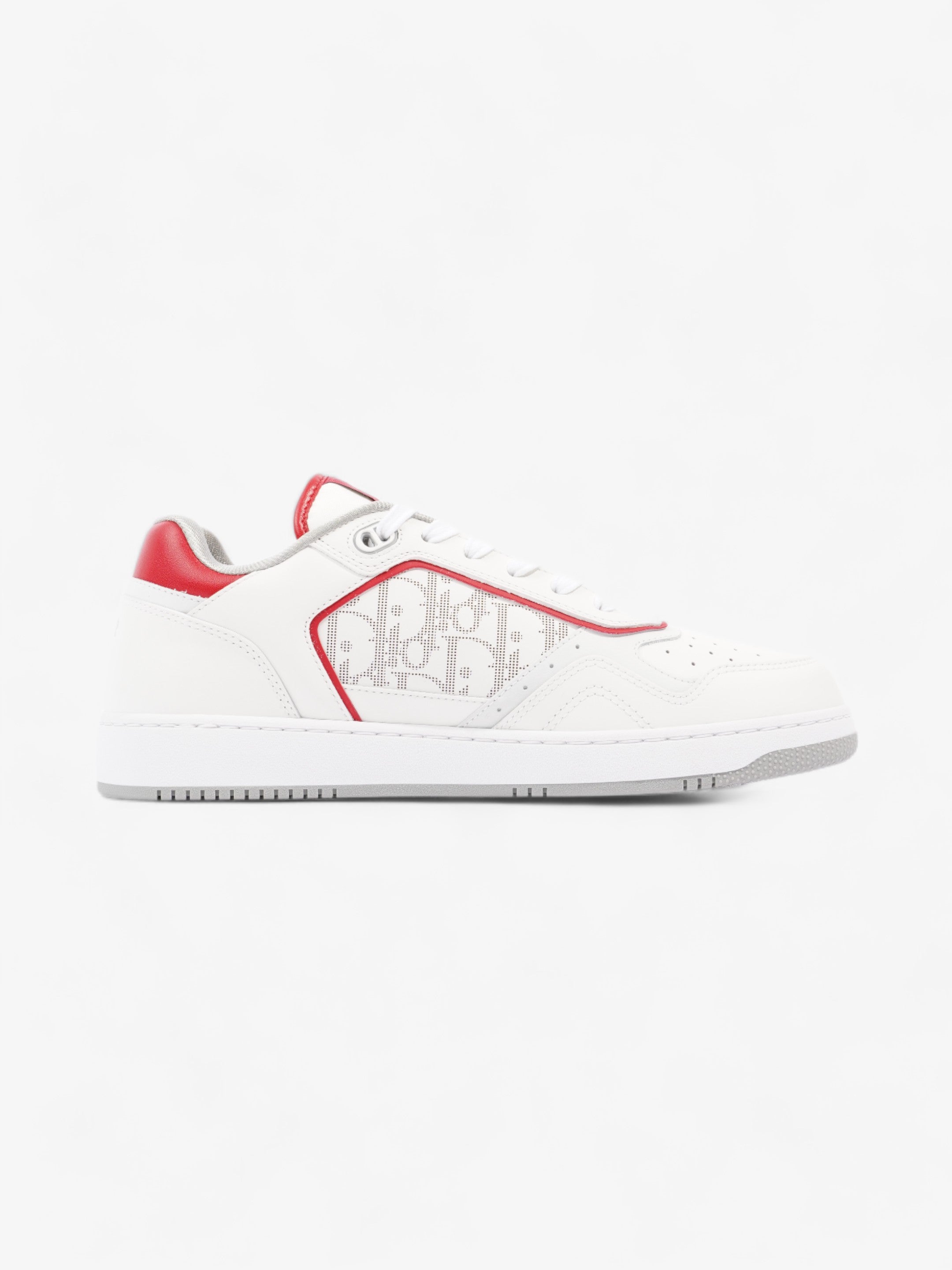 Christian Dior B27 White / Red Calfskin Leather EU 43 UK 9