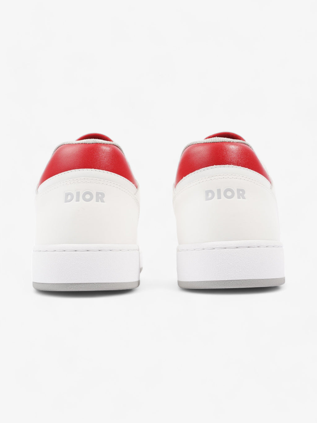 Christian Dior B27 White / Red Calfskin Leather EU 43 UK 9