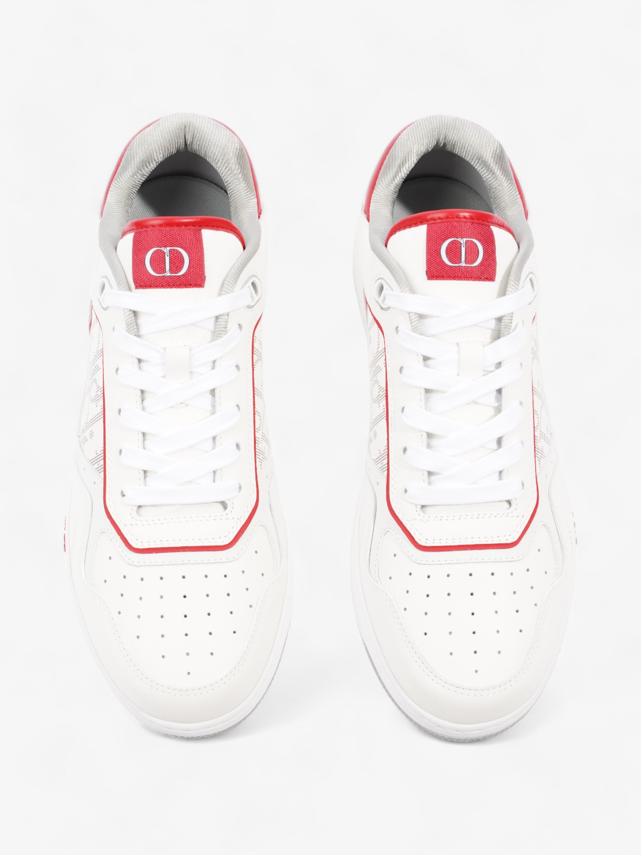 Christian Dior B27 White / Red Calfskin Leather EU 43 UK 9