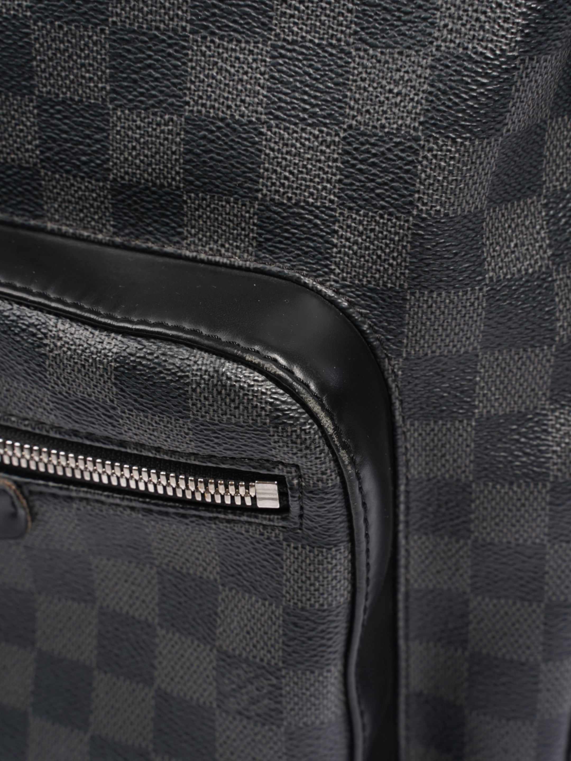 Louis Vuitton Josh Backpack Damier Ebene Coated Canvas