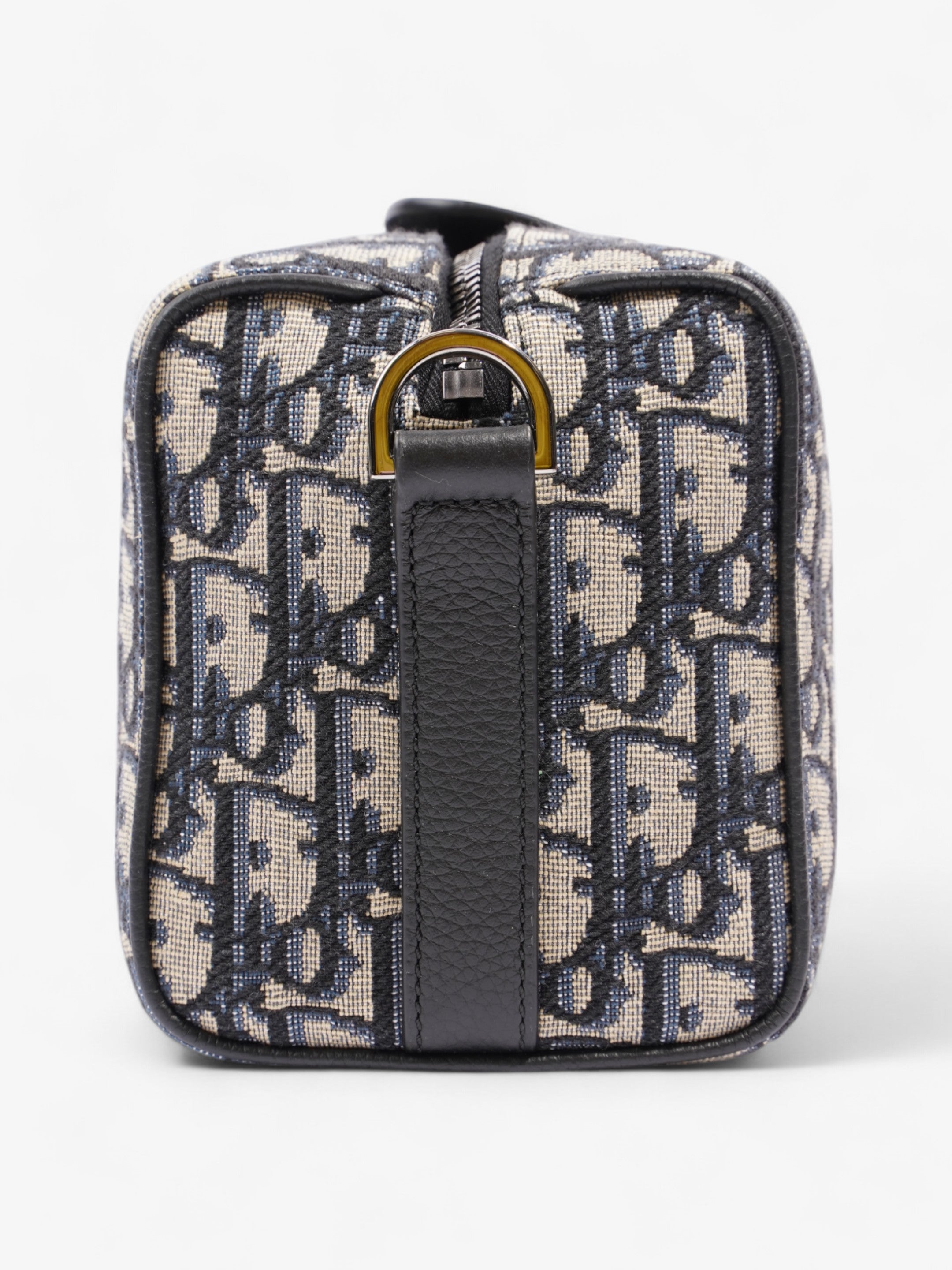 Christian Dior Lingot Duffle Black Oblique / Beige Canvas