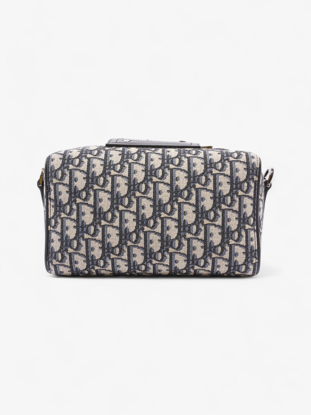 Christian Dior Lingot Duffle Black Oblique / Beige Canvas