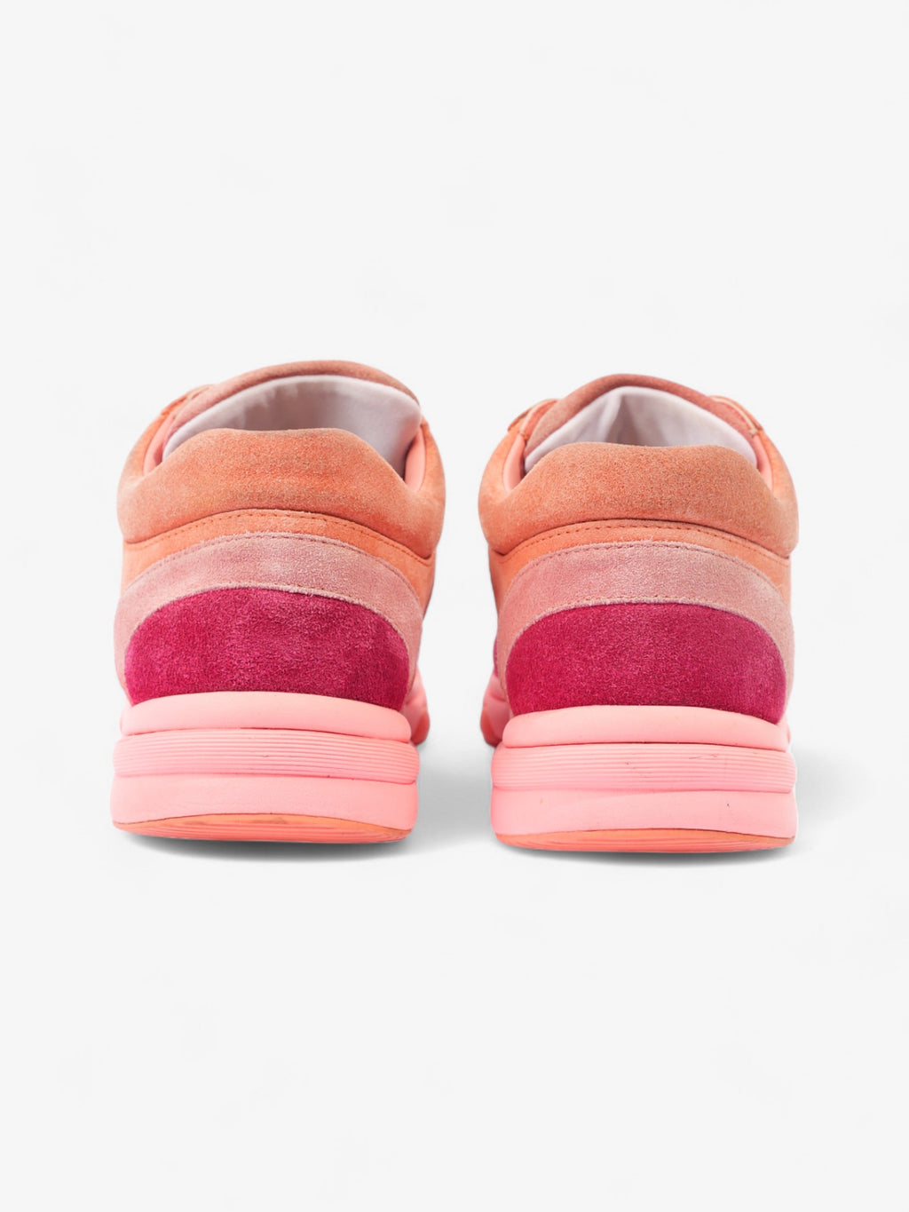 Chanel CC Runners  Pink / Salmon Suede EU 38 UK 5
