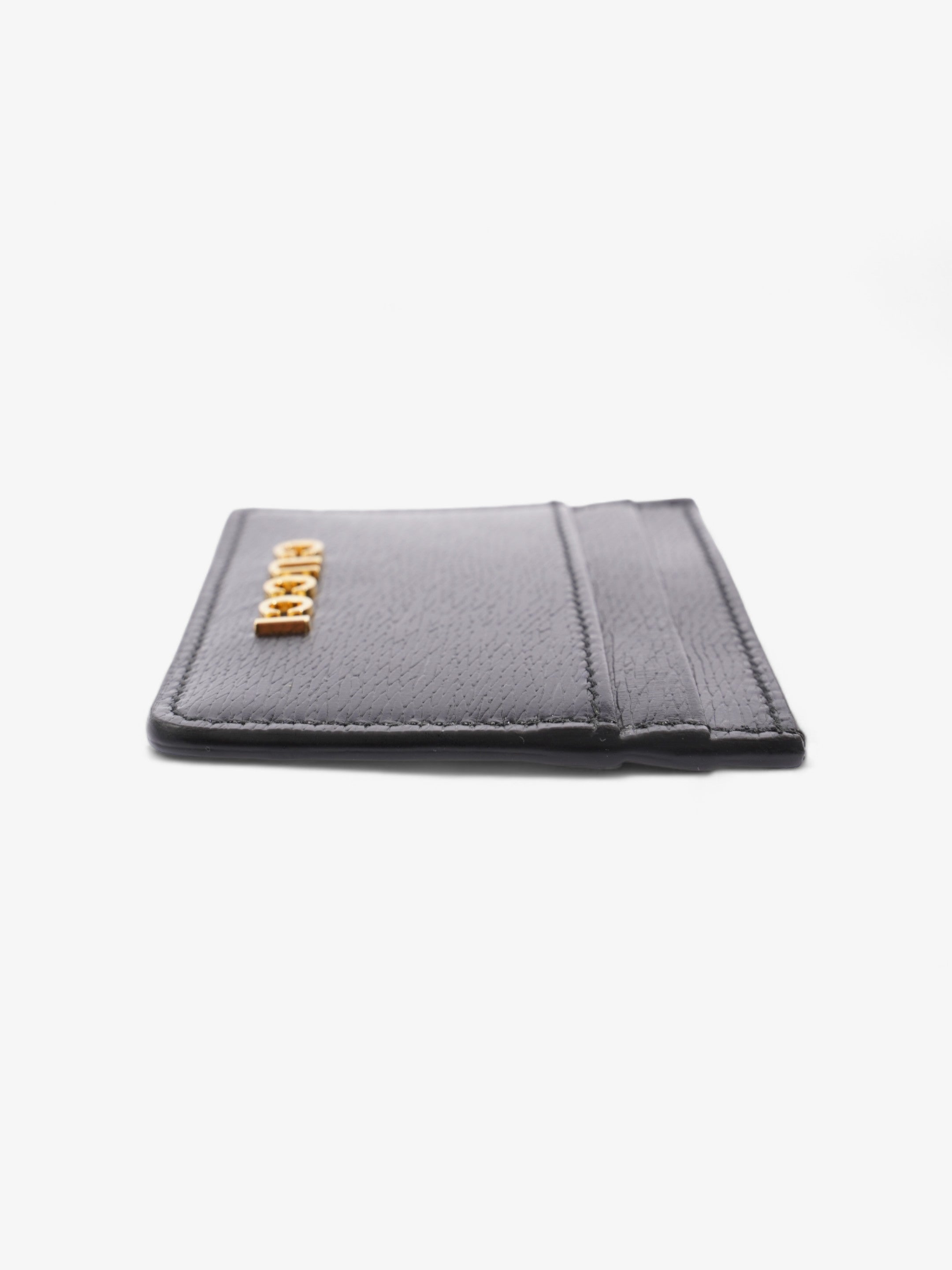 Gucci  Case With Gucci Script Black Leather