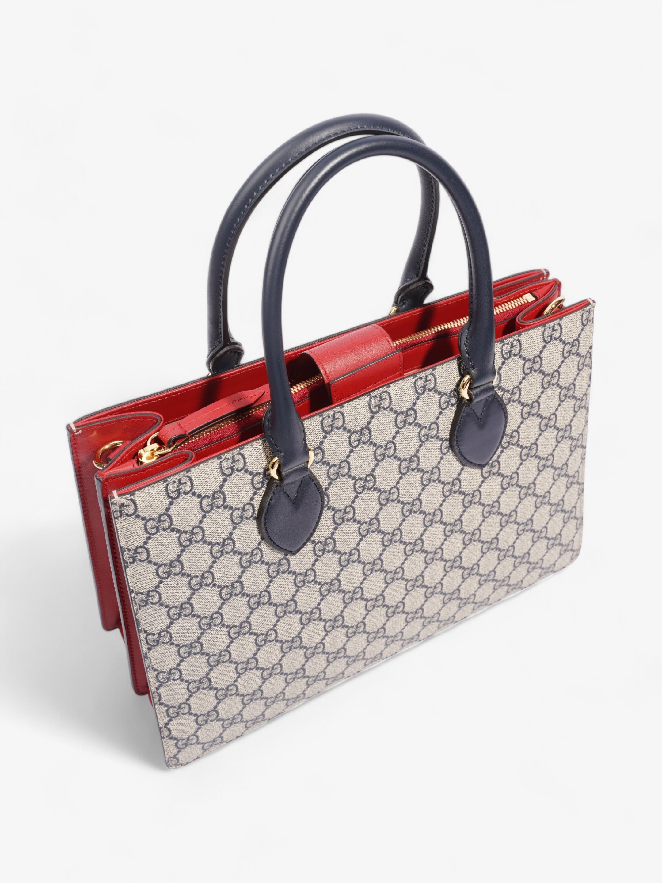 Gucci 2Way GG Supreme / Red Coated Canvas