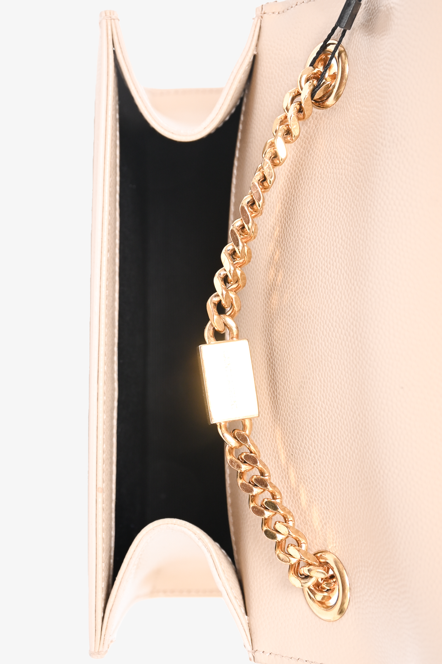 Saint Laurent Beige Leather Small Kate Crossbody