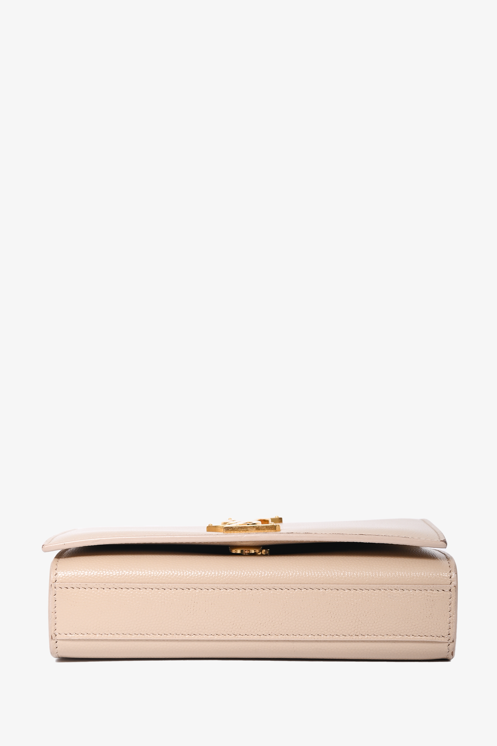 Saint Laurent Beige Leather Small Kate Crossbody