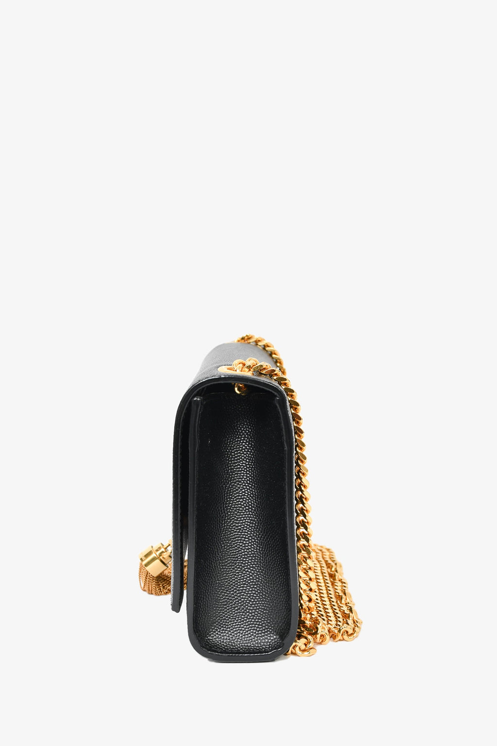 Saint Laurent Black Leather Kate Tassle Small Crossbody
