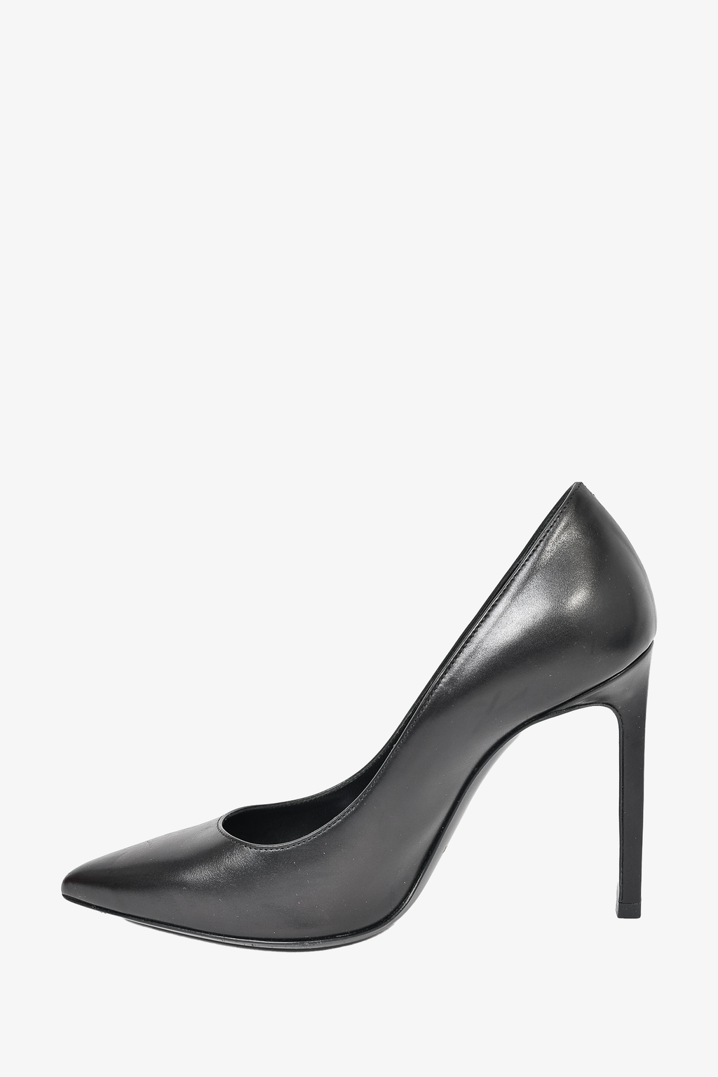 Saint Laurent Black Leather Pointed Toe Heels Size 35