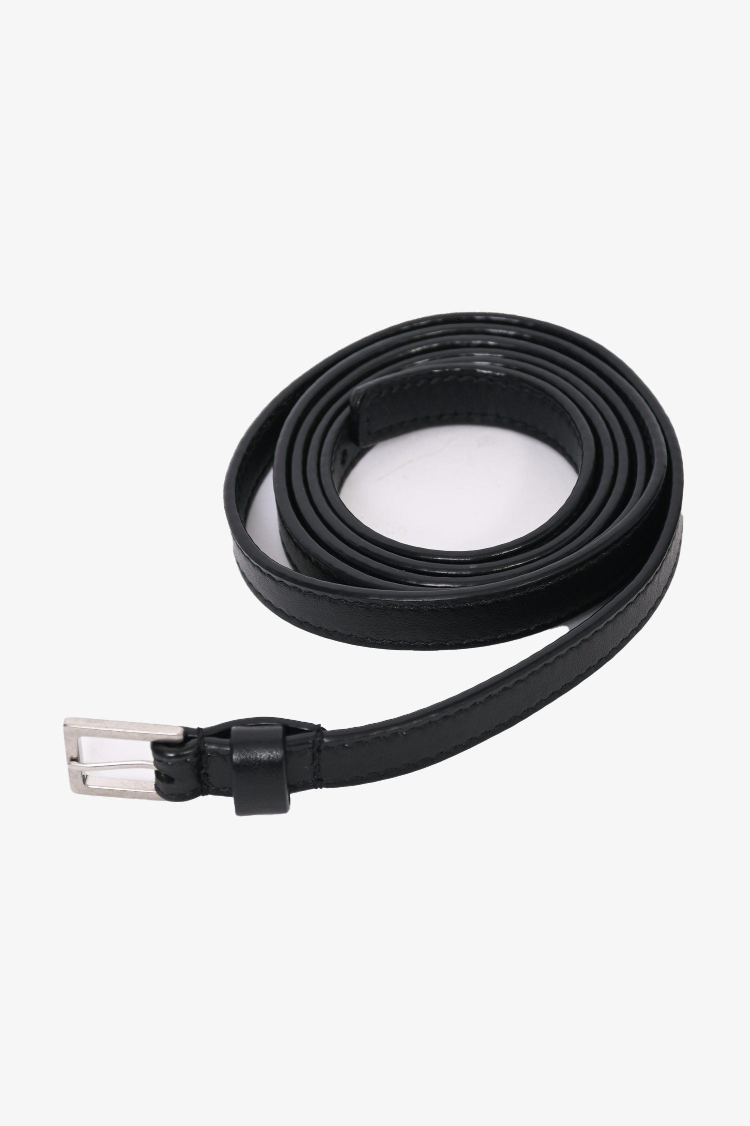 Saint Laurent Black Matelasse Leather Lou Belt Bag
